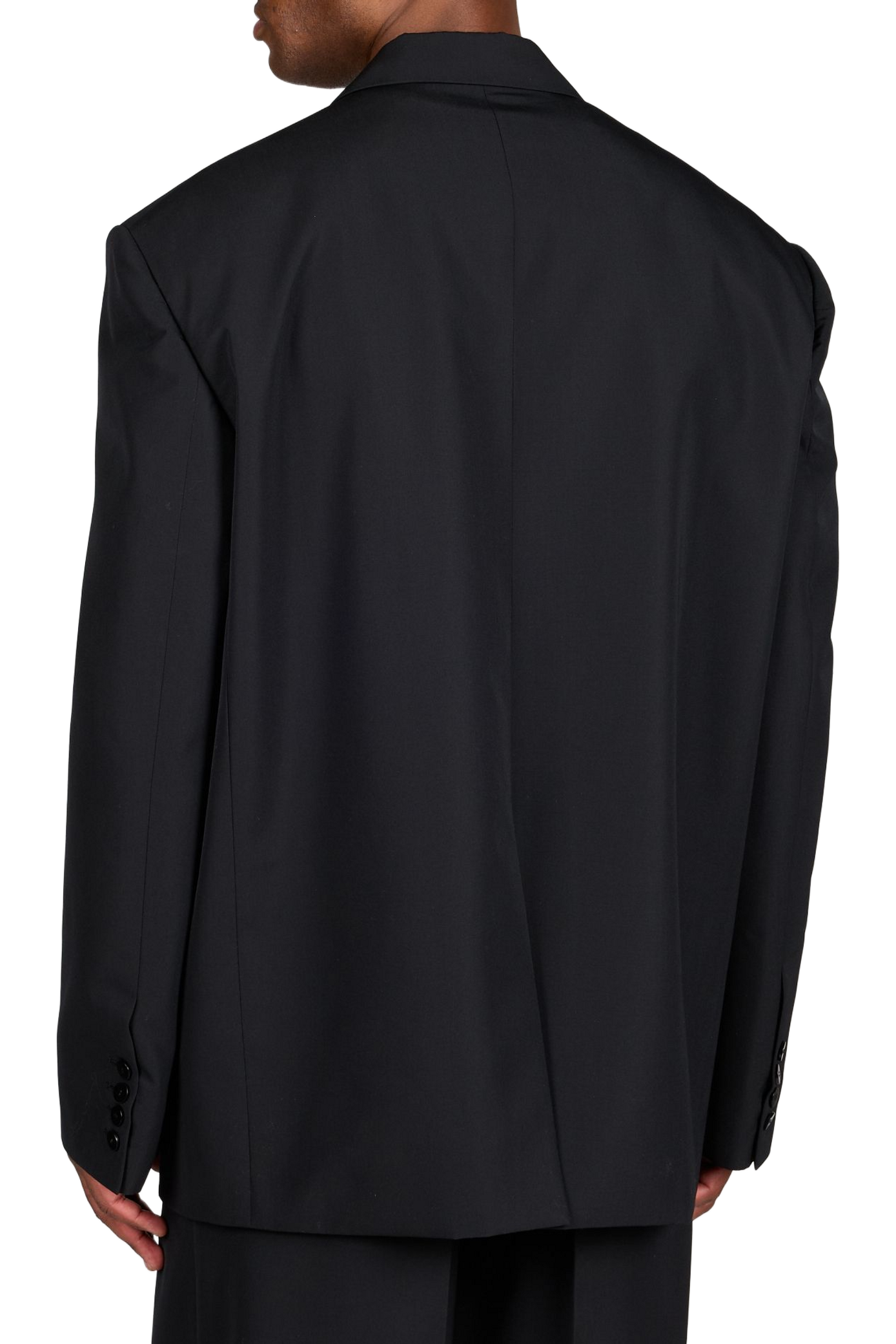 Wool-blend suit jacket SEAN SUEN Black