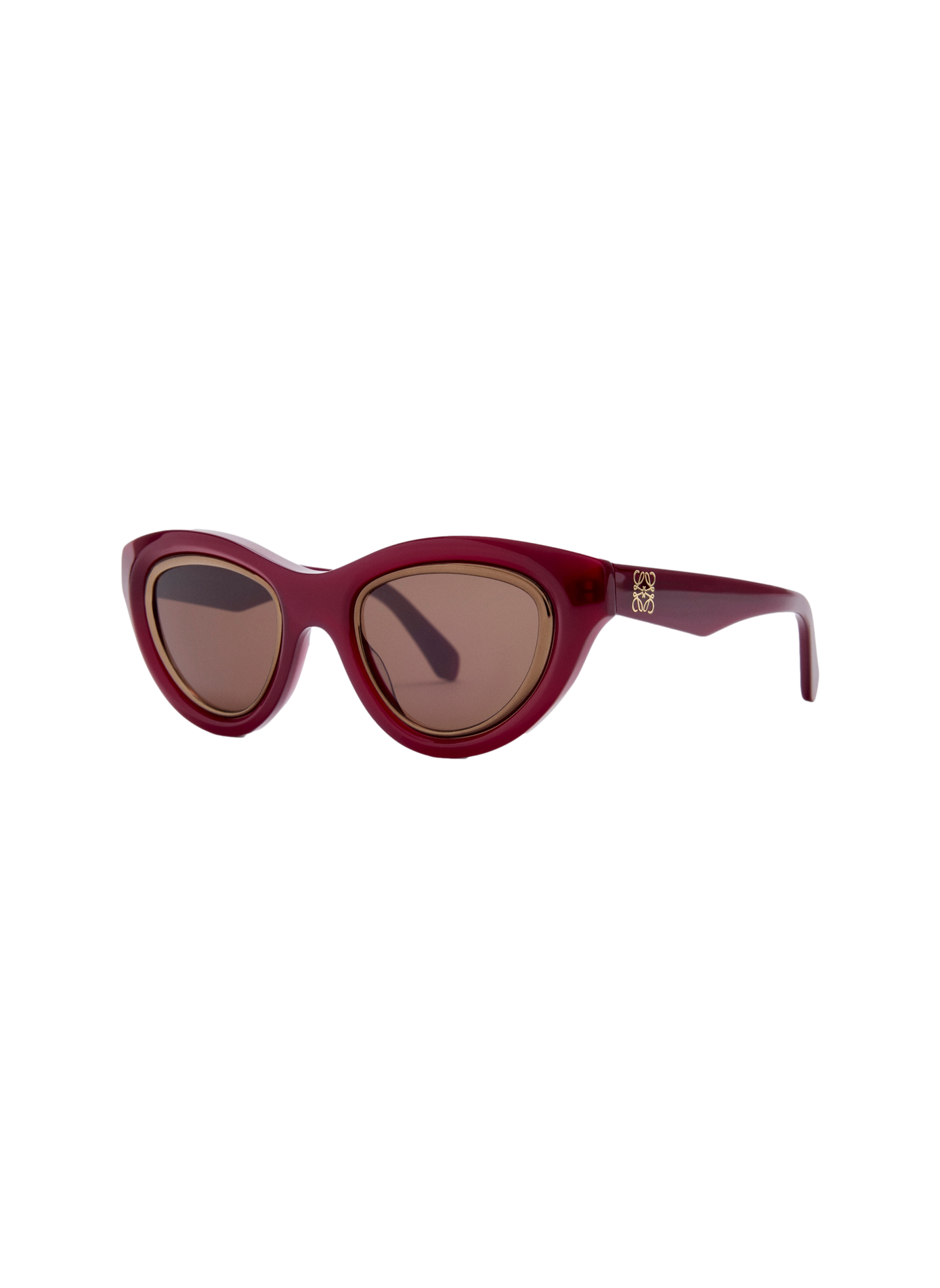 Lunettes de soleil Mini Anagram Cateye LOEWE Rouge