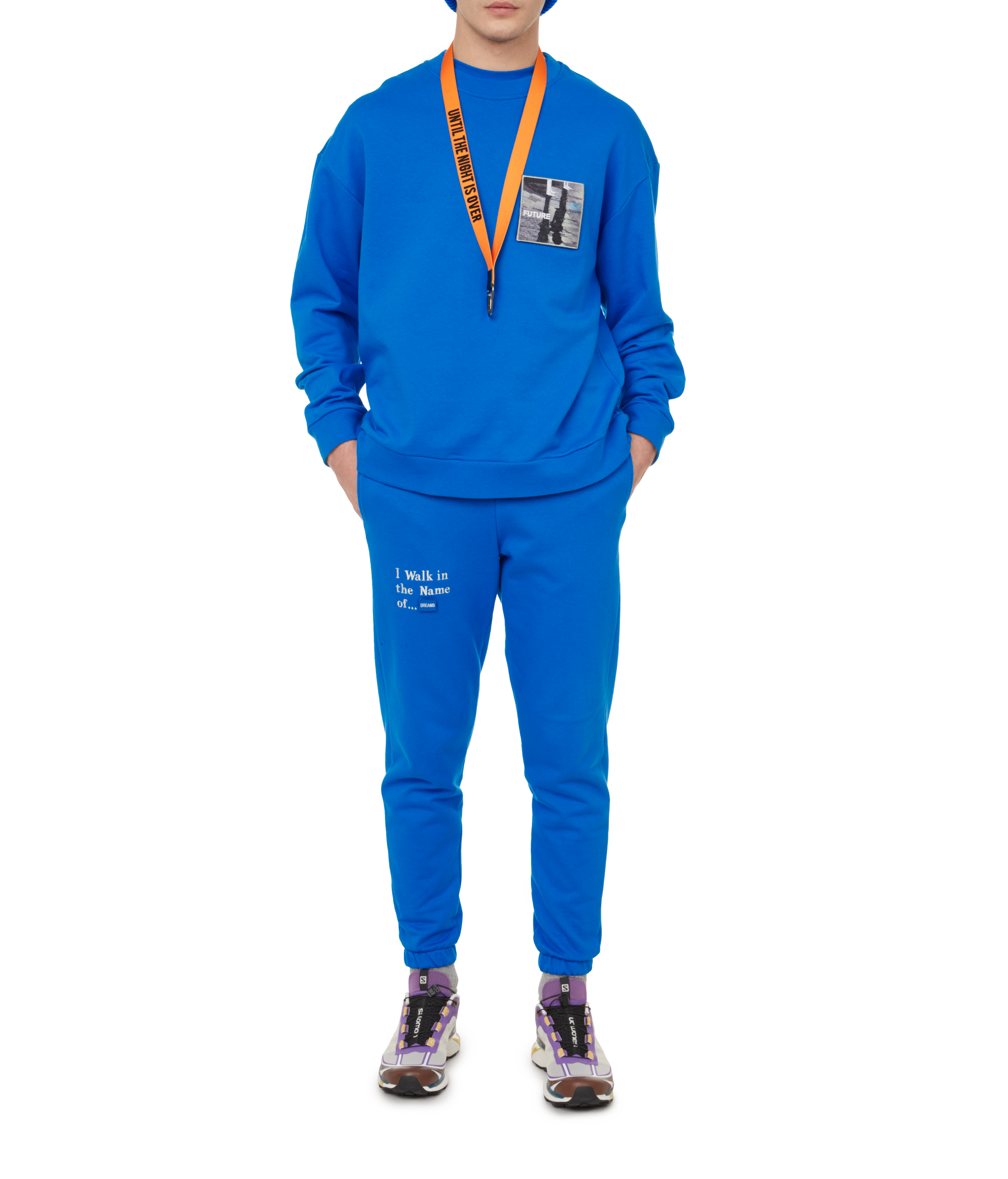 Sweatshirt en coton UNTIL THE NIGHT IS OVER Bleu