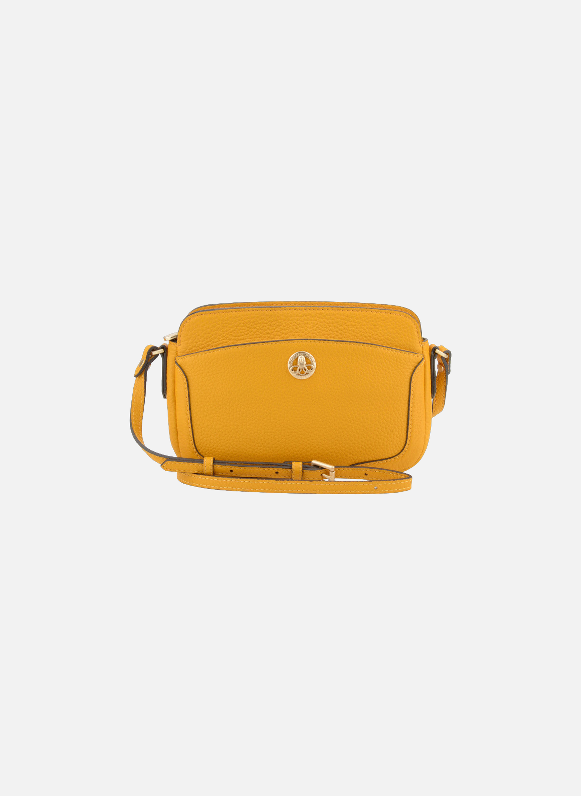 Image | sac cabas en cuir de vachette POURCHET Jaune