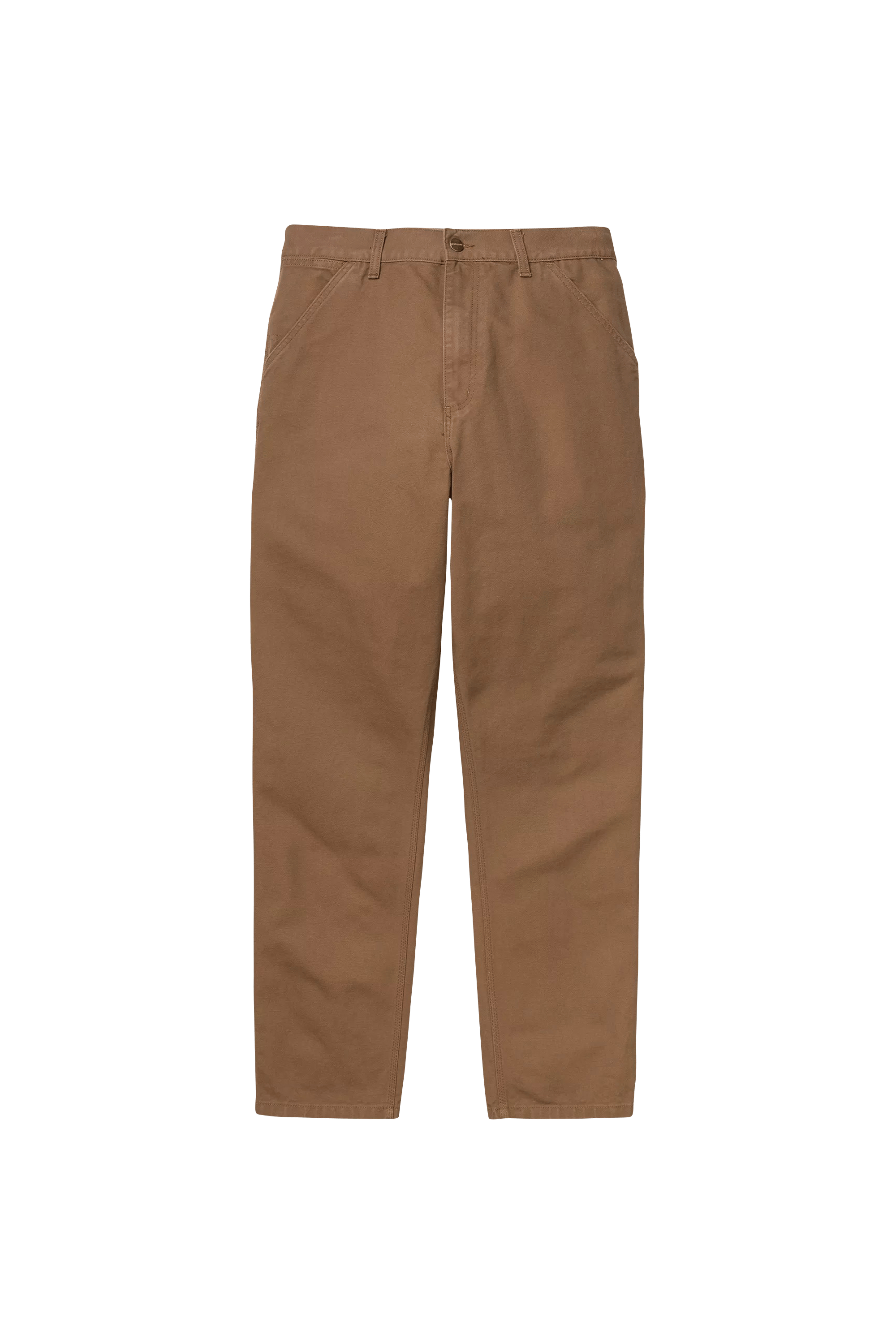 Pantalon single knee CARHARTT WIP Marron