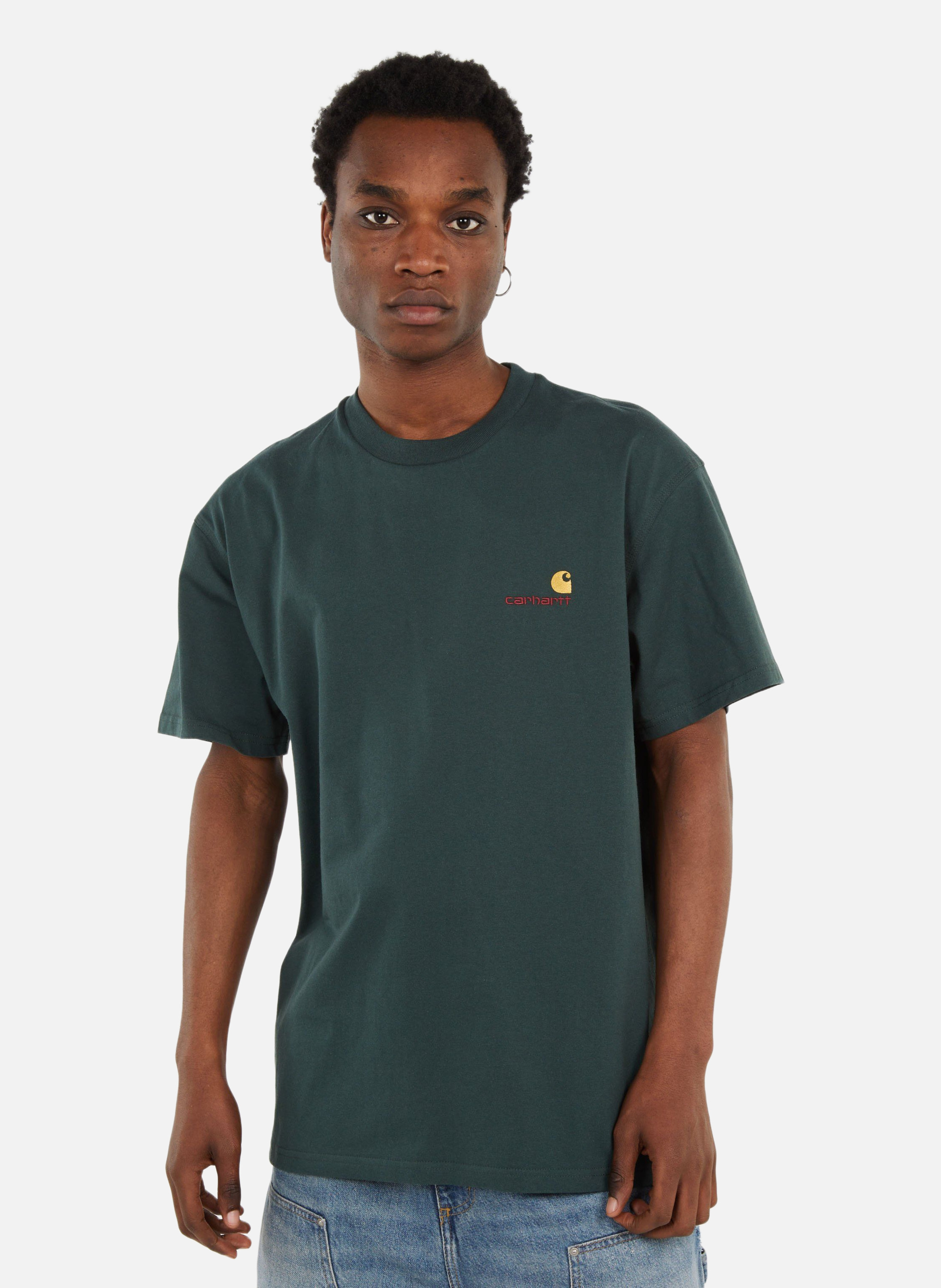 T-shirt american script CARHARTT WIP Vert