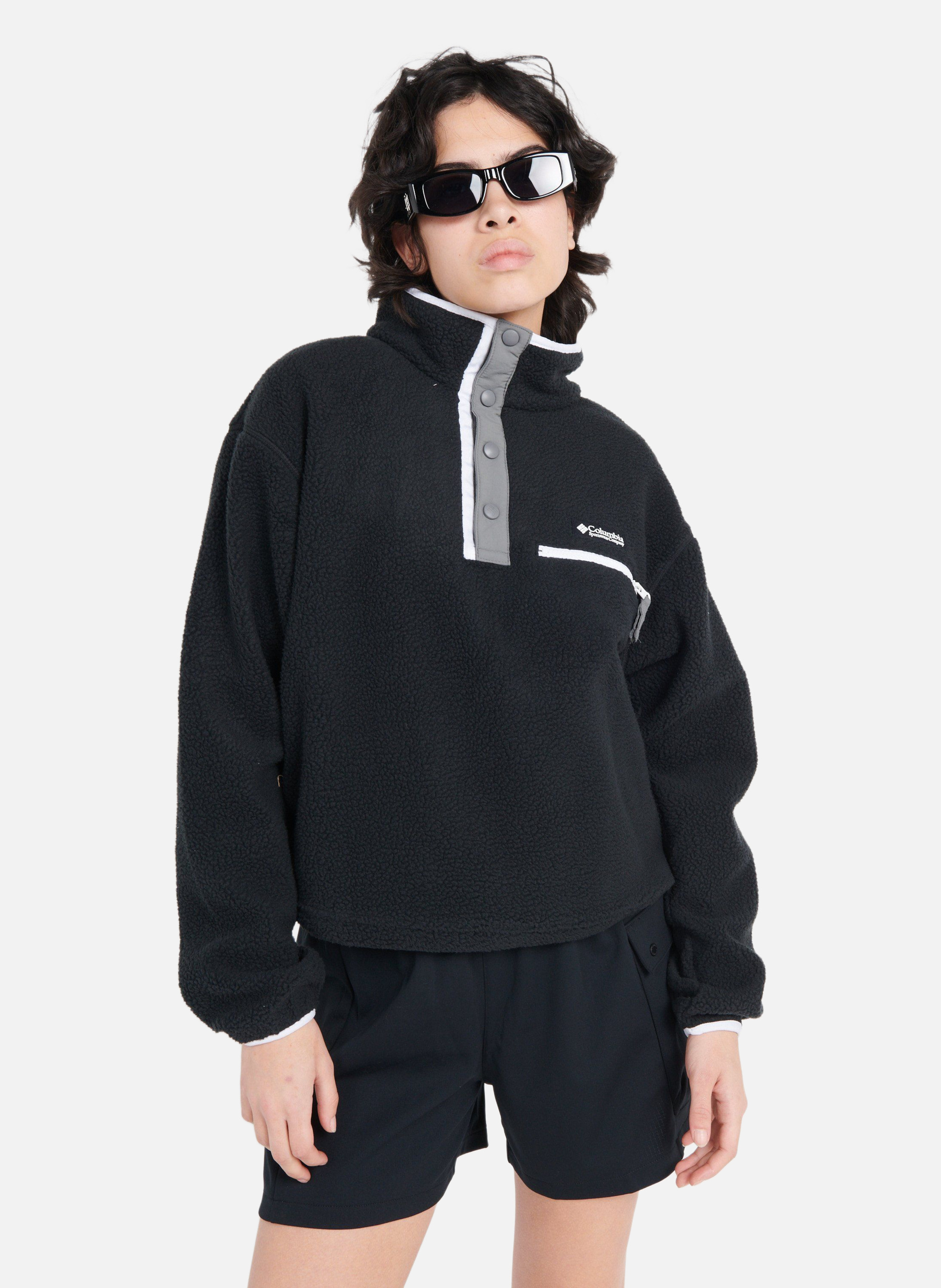 Polaire helvetia ii cropped half COLUMBIA Noir