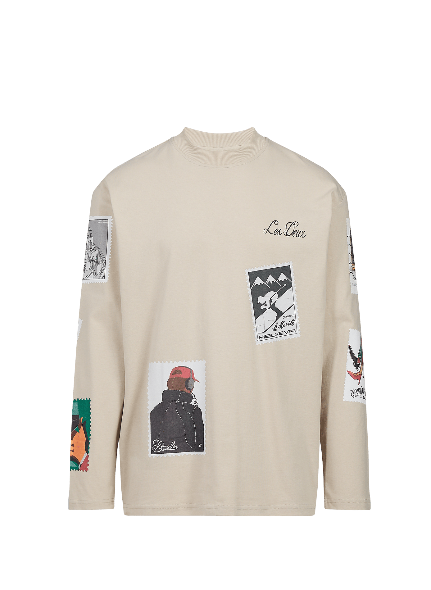 Tee-shirt oversize en coton LES DEUX Beige