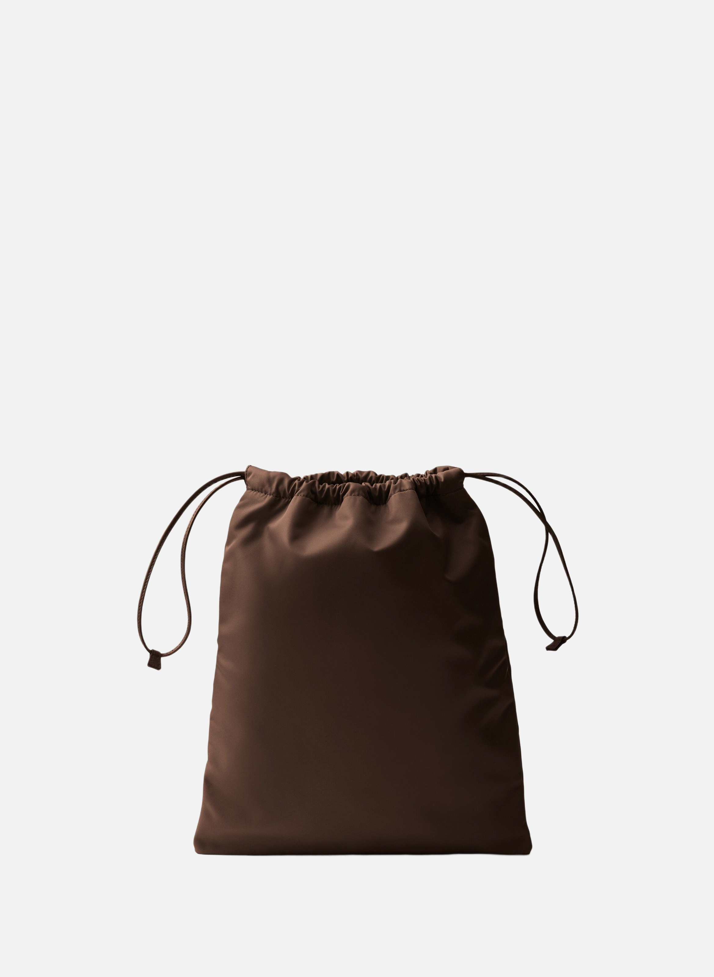 Pochette prada wish en re-nylon PRADA Marron