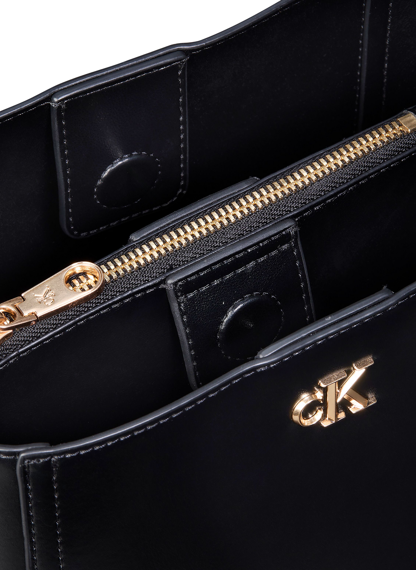Solid bucket bag CALVIN KLEIN Black