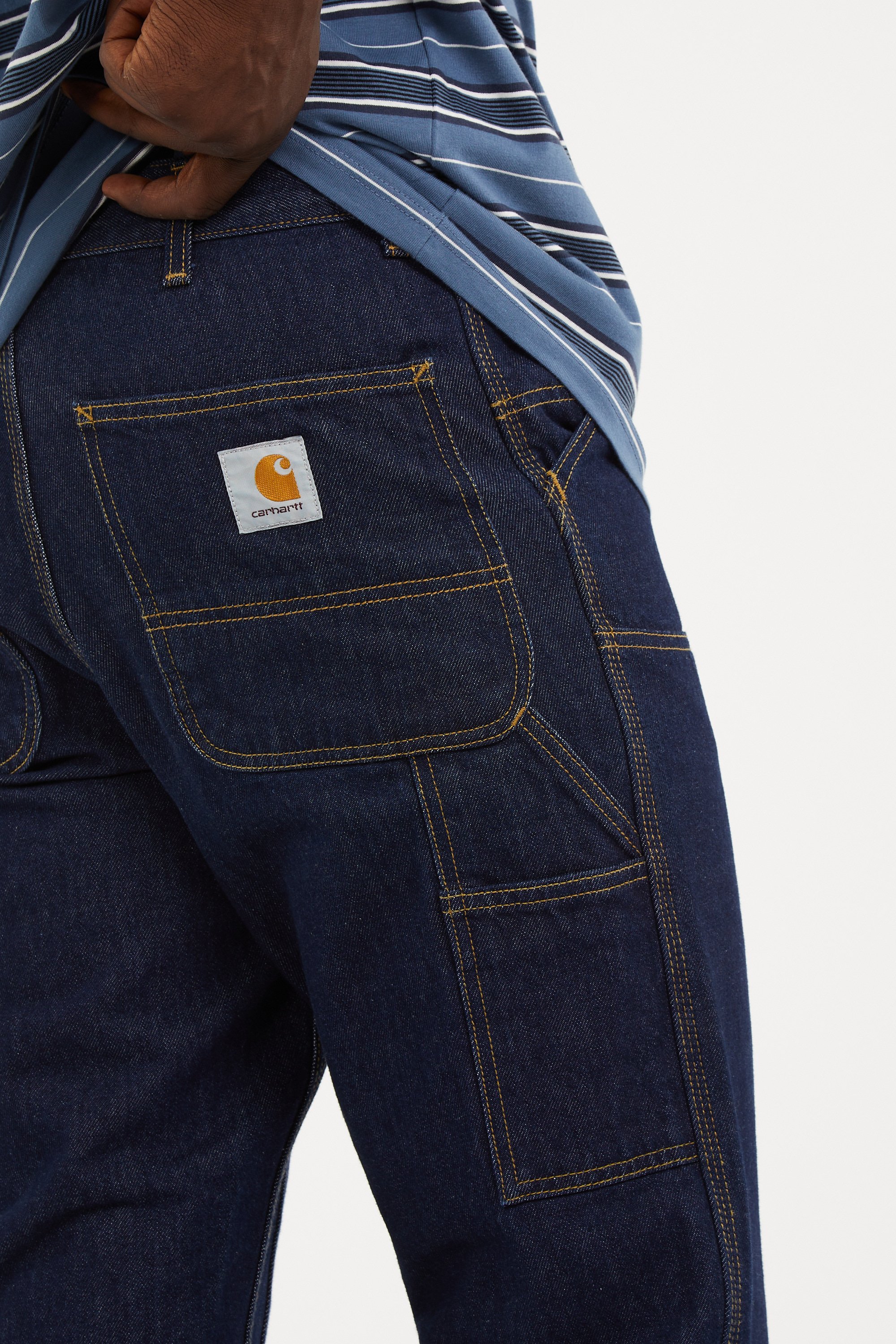 Jean double knee pant CARHARTT WIP Bleu