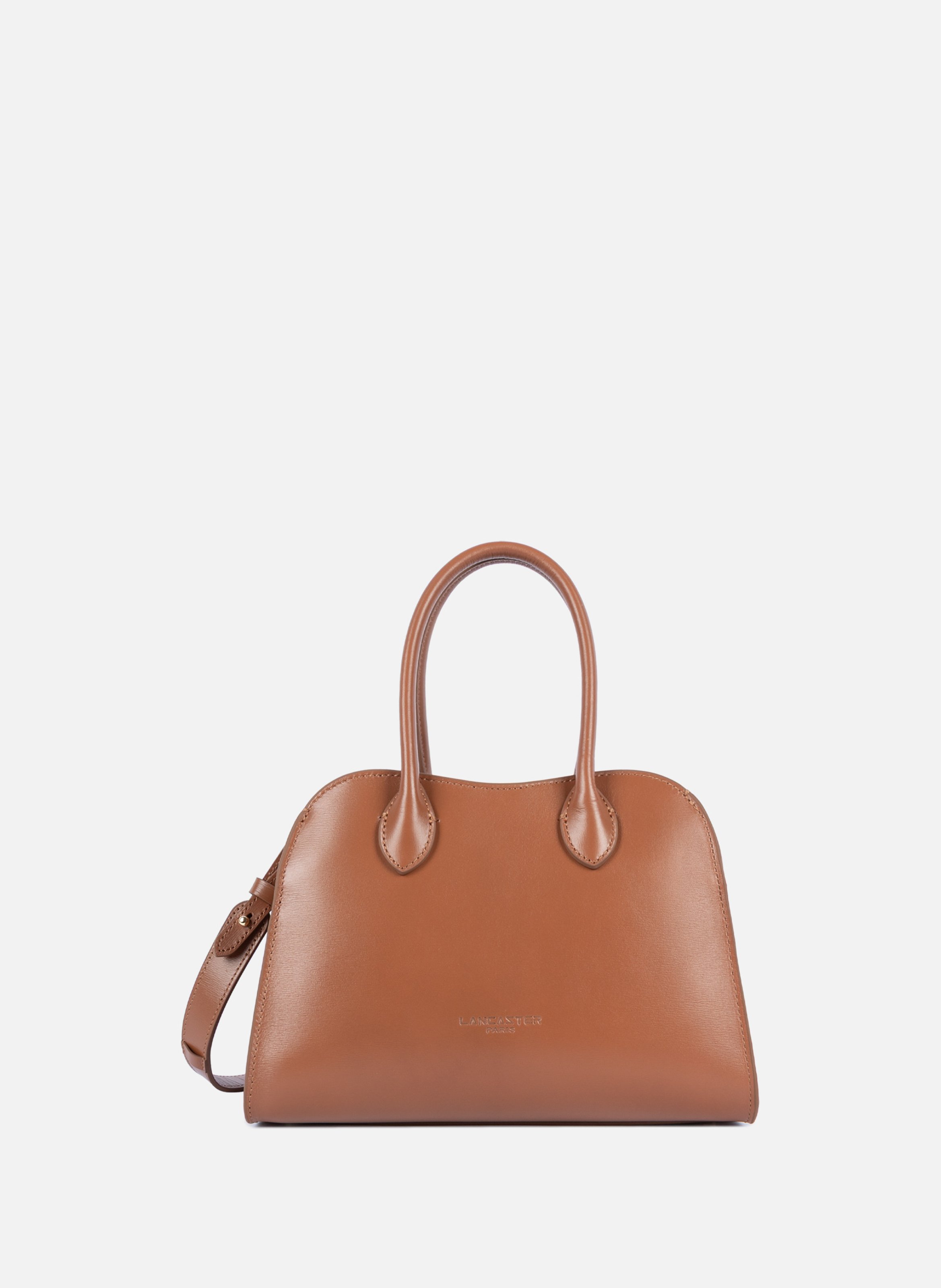 Kleine handtas - box hopper LANCASTER Bruin