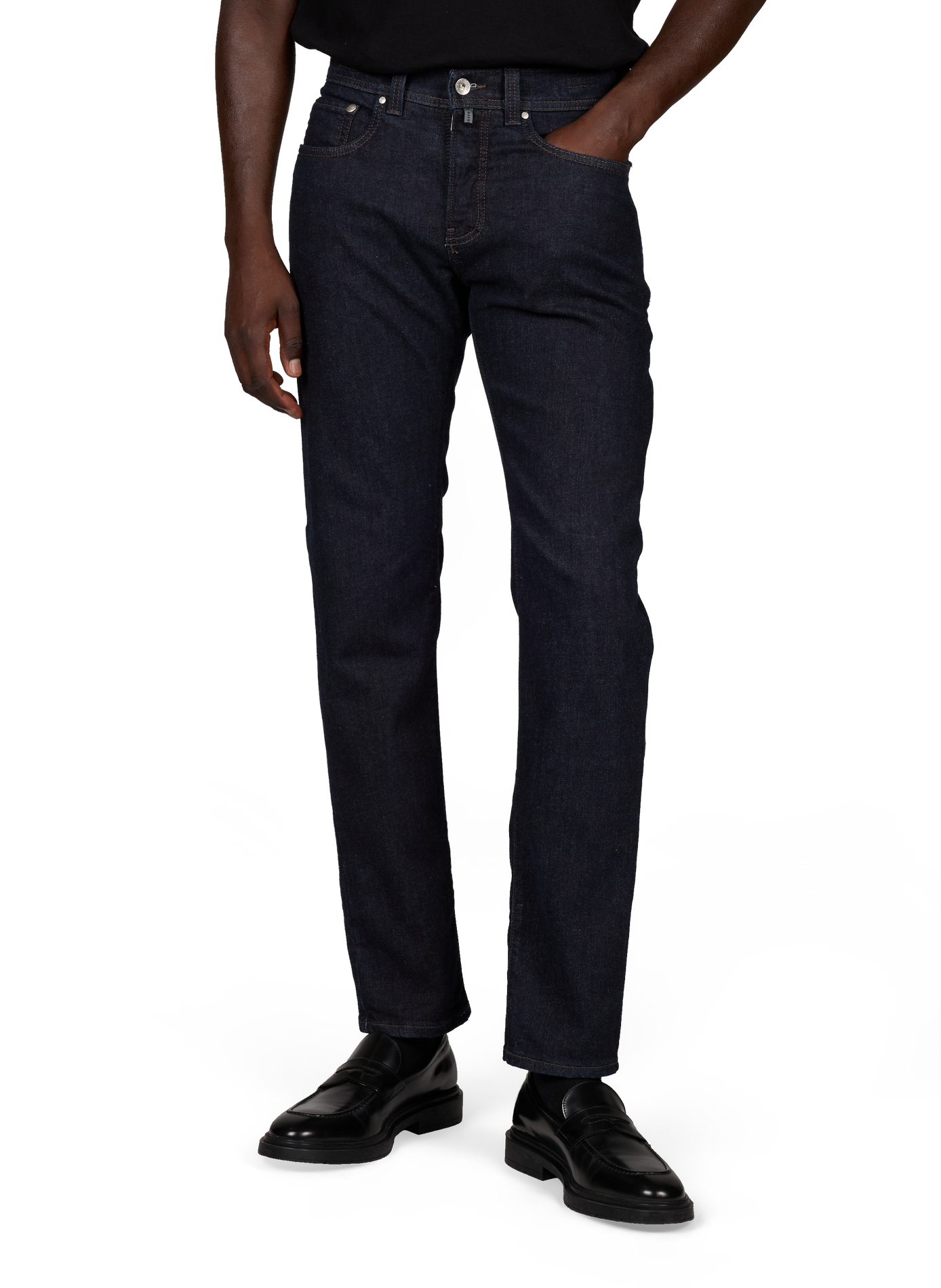 Gerader Jeans aus Baumwollmischung PIERRE CARDIN Blau