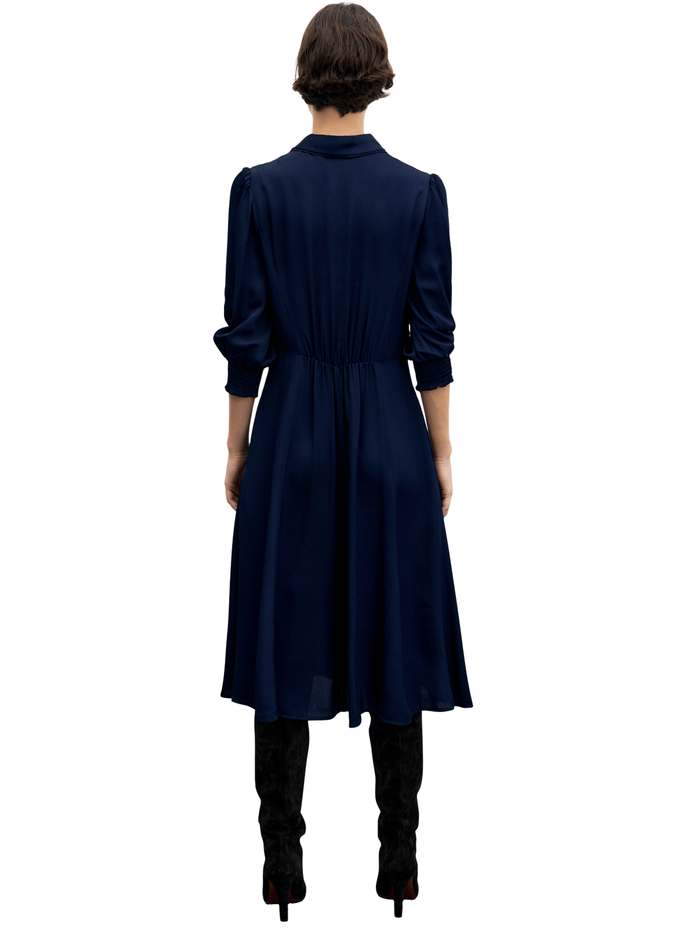 Robe cintrée à boutons en strass - ciel GERARD DAREL Bleu