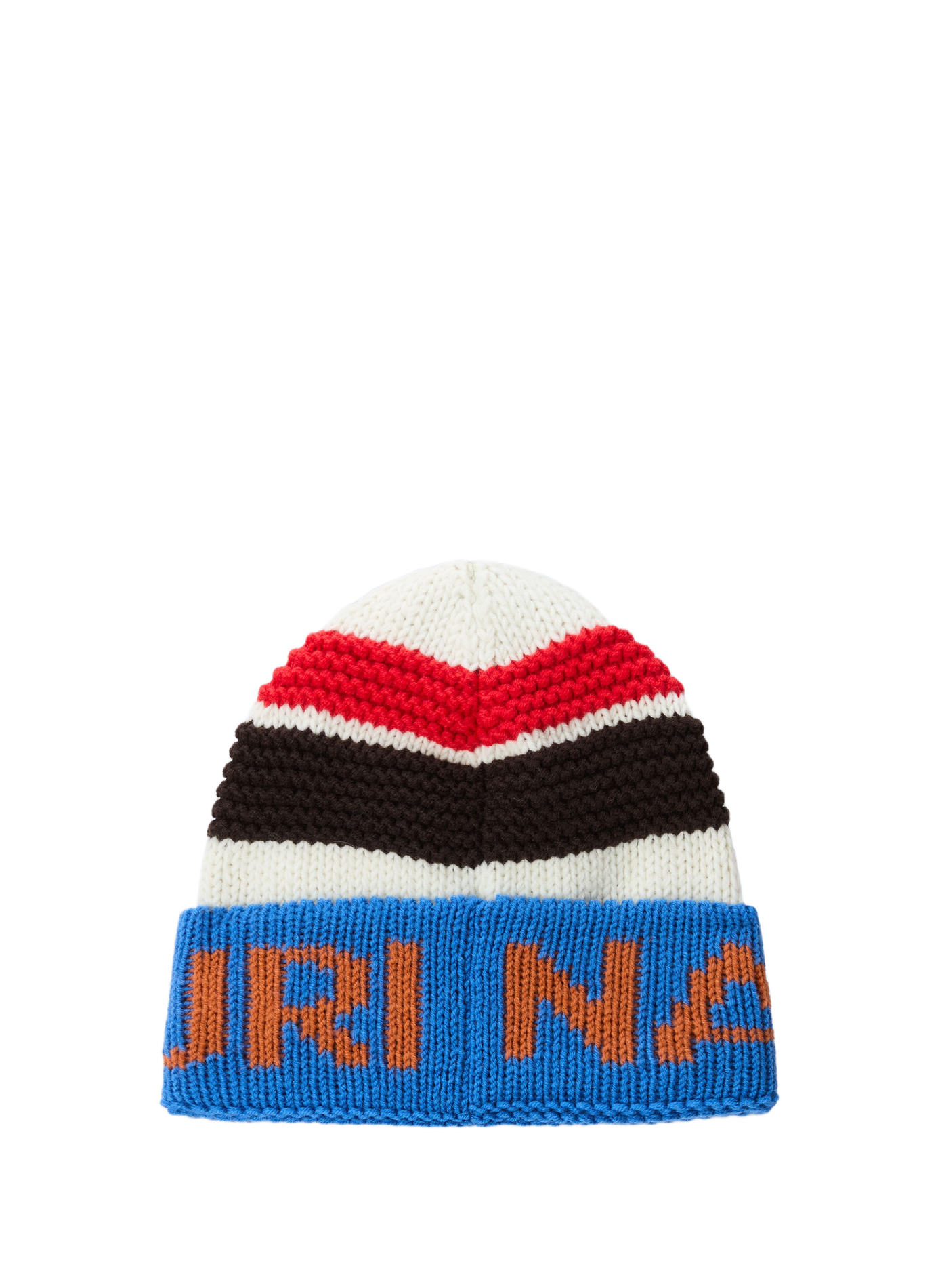 Bonnet imprimé en laine mélangée NAPAPIJRI Beige