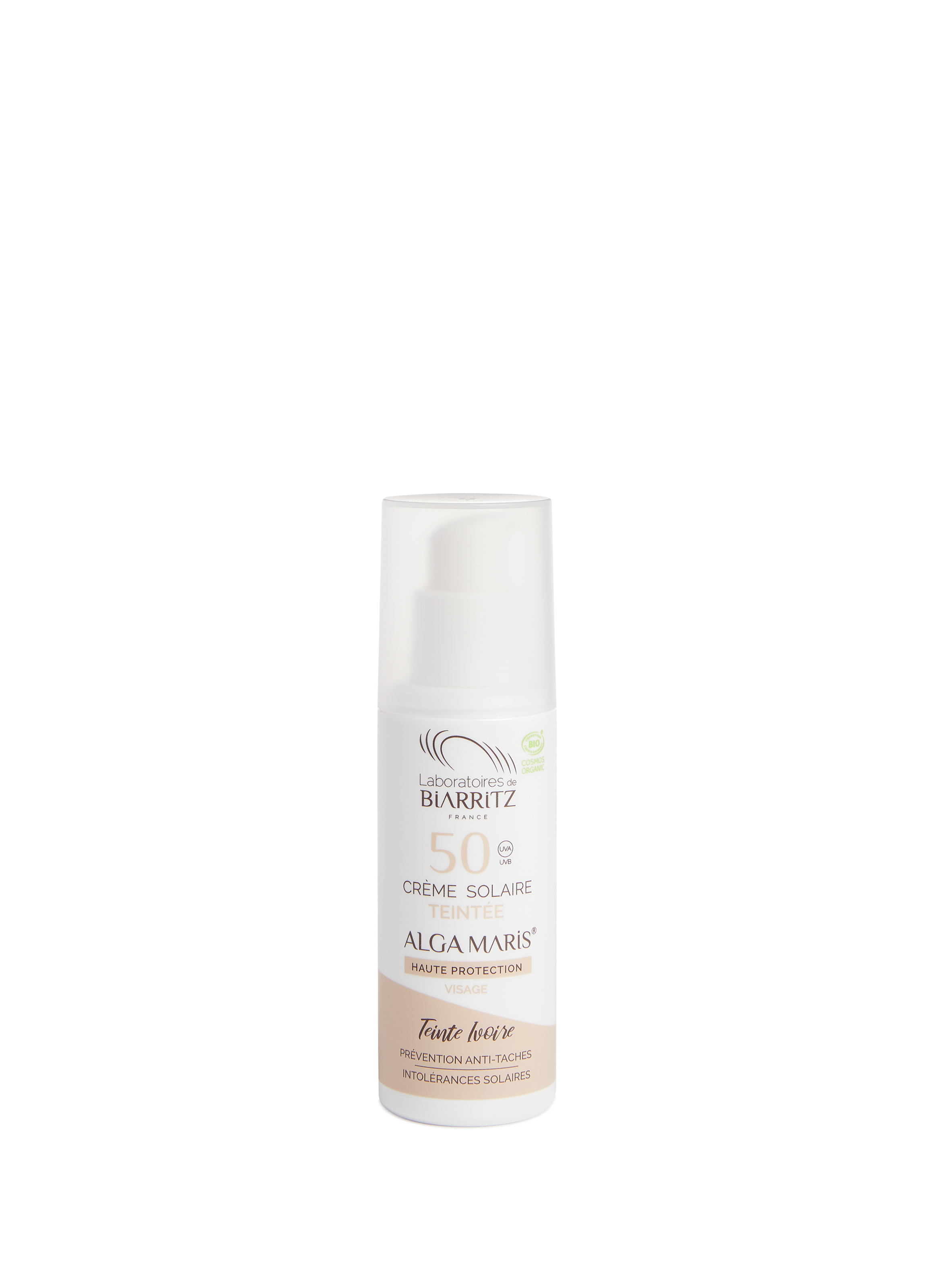 LABORATOIRES DE BIARRITZ Alga Maris = SPF 50 Tinted Face Sun Cream - Ivory No color