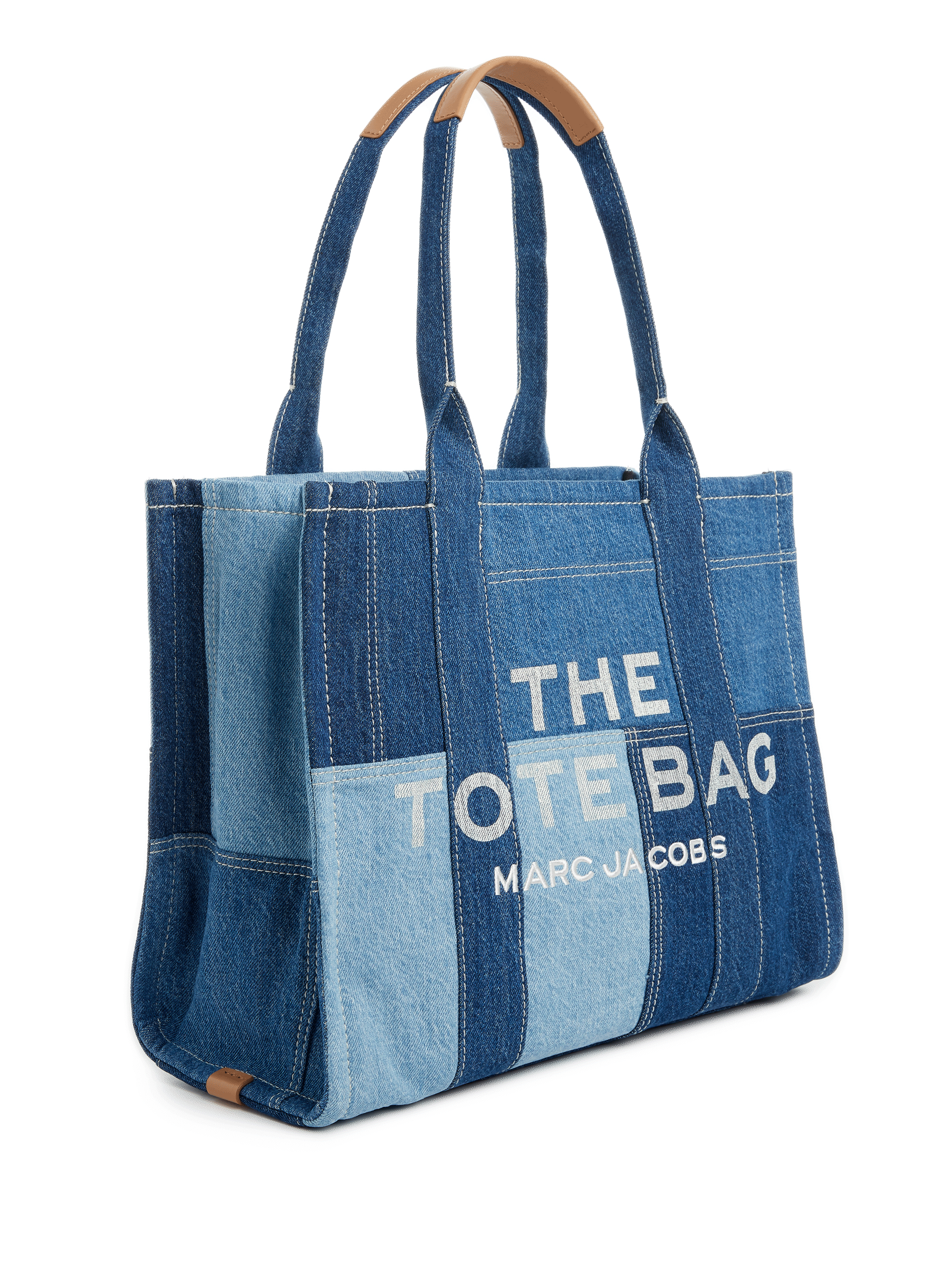 Sac cabas The Denim Large Tote Bag MARC JACOBS Bleu