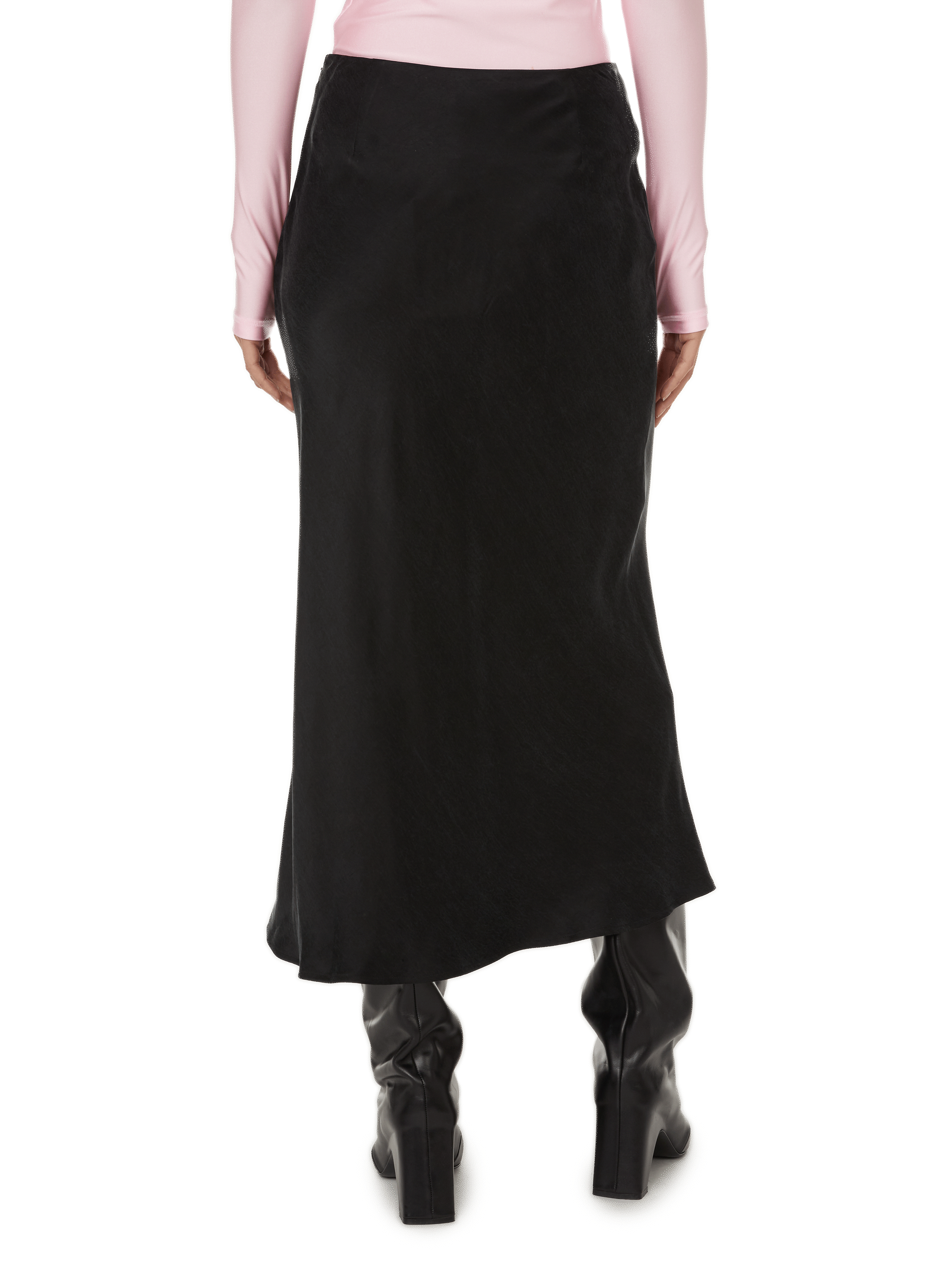 Jupe coupée en biais CAES Noir