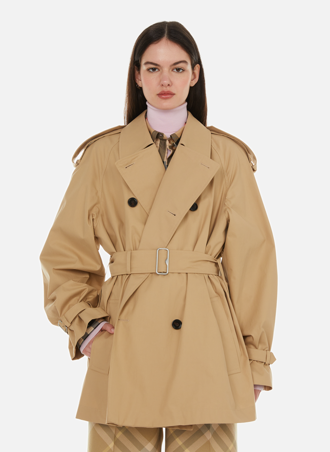 BURBERRY cotton trench coat