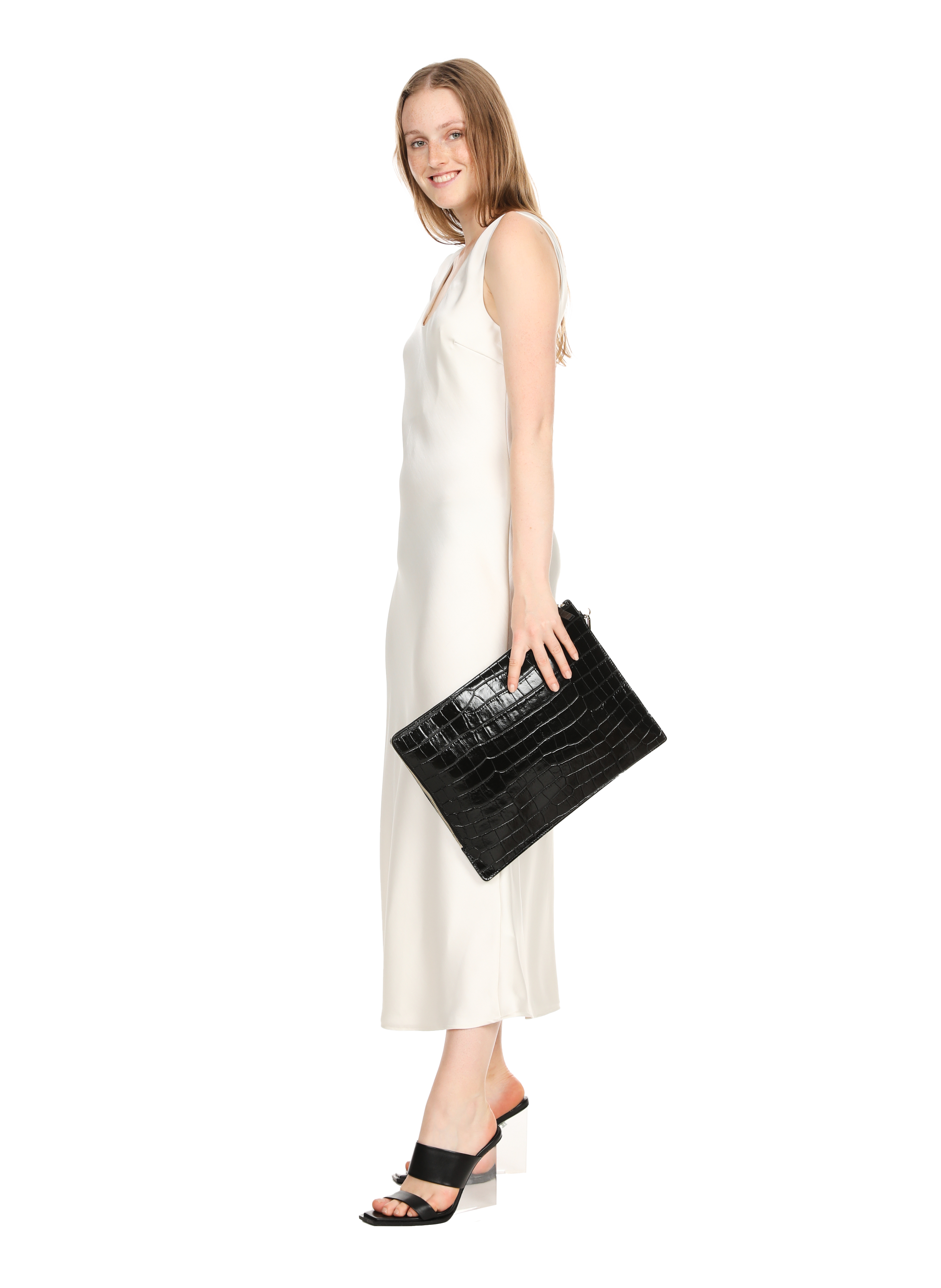 Pochette Elisa en cuir  SAISON 1865 Noir