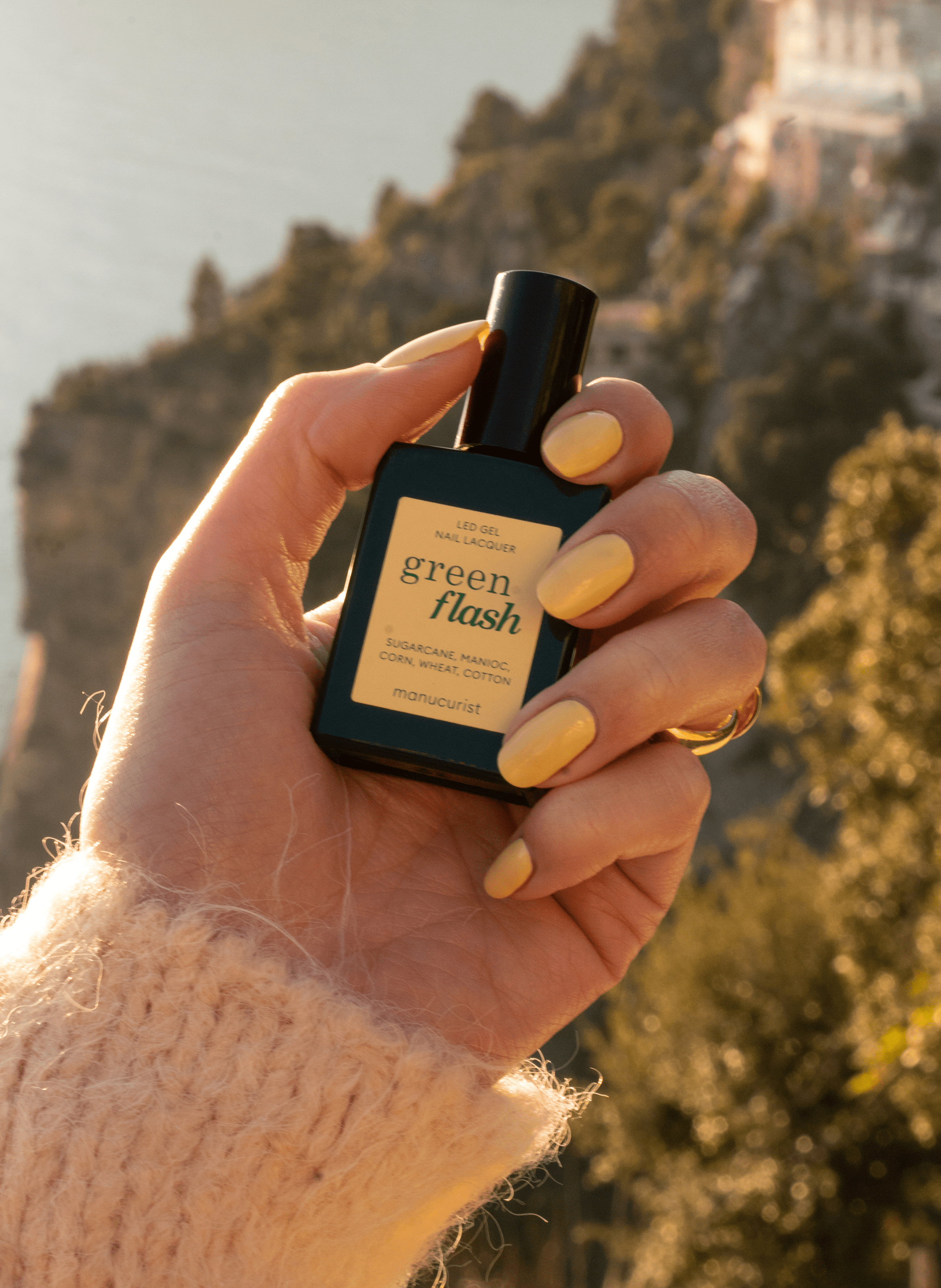 Green Flash Nail Polish MANUCURIST Mimosa