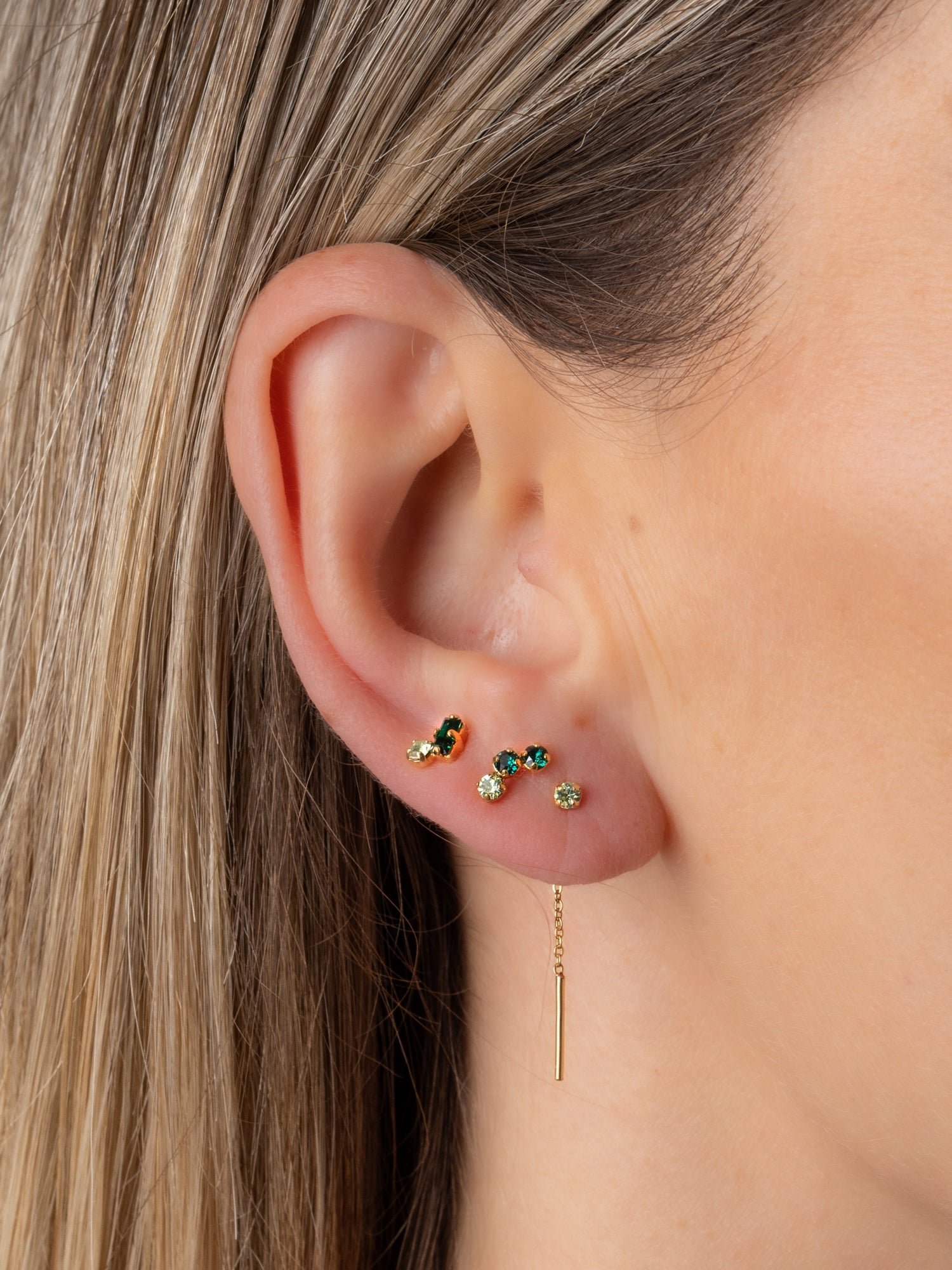 Paire de boucles d'oreilles adam APRIL PLEASE Doré