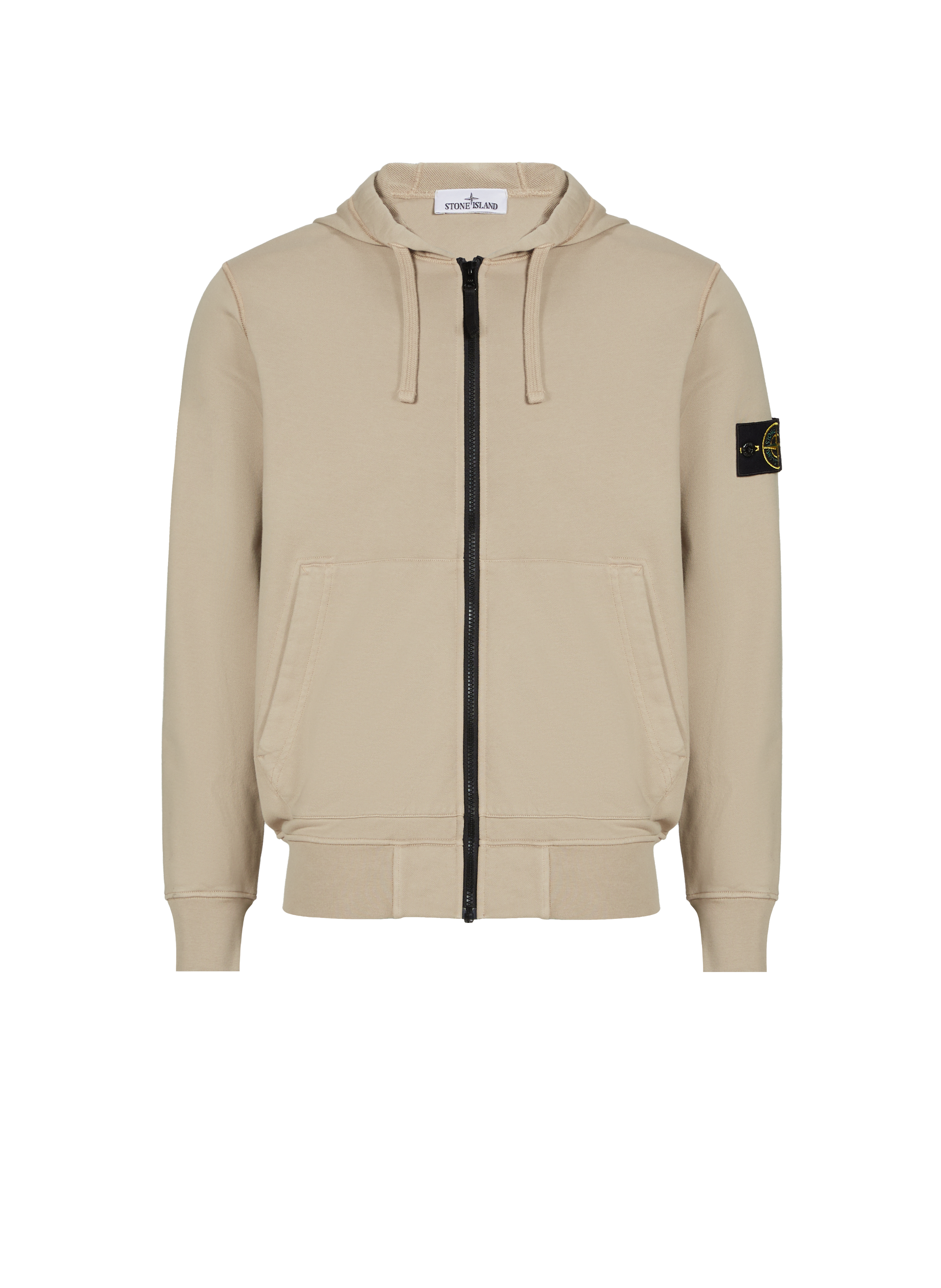 Sweatshirt en coton STONE ISLAND Beige