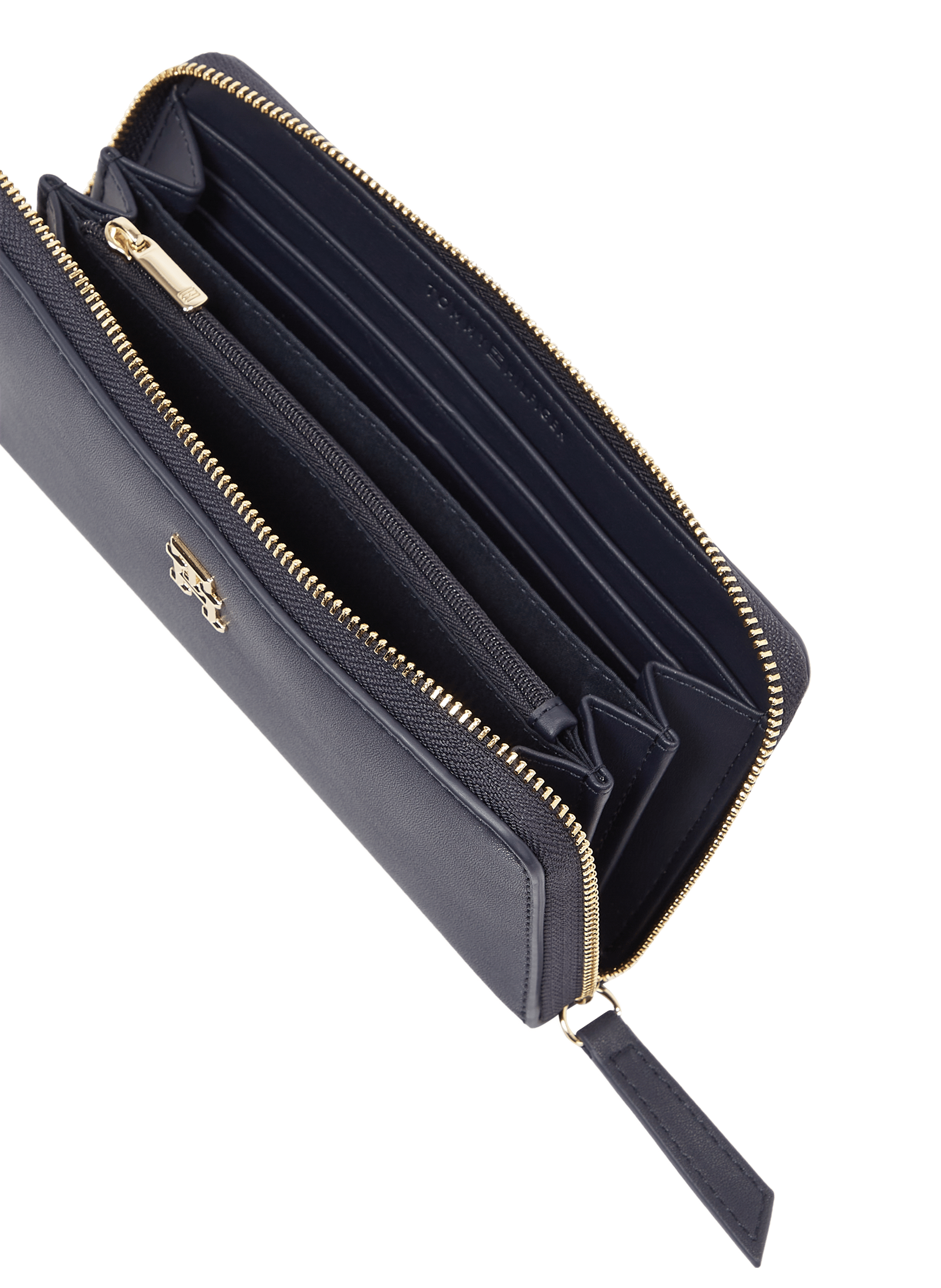 Monogram Zip Wallet TOMMY HILFIGER Blue