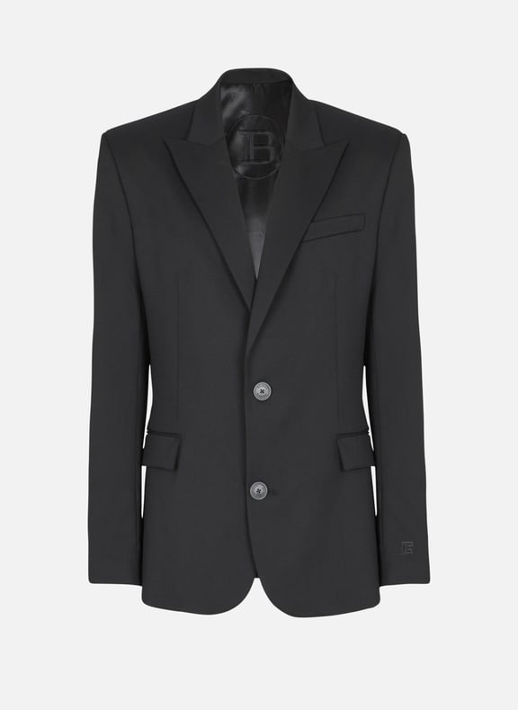 Veste 2boutons en laine Noir by BALMAIN BALMAIN Veste 2boutons en laine Noir