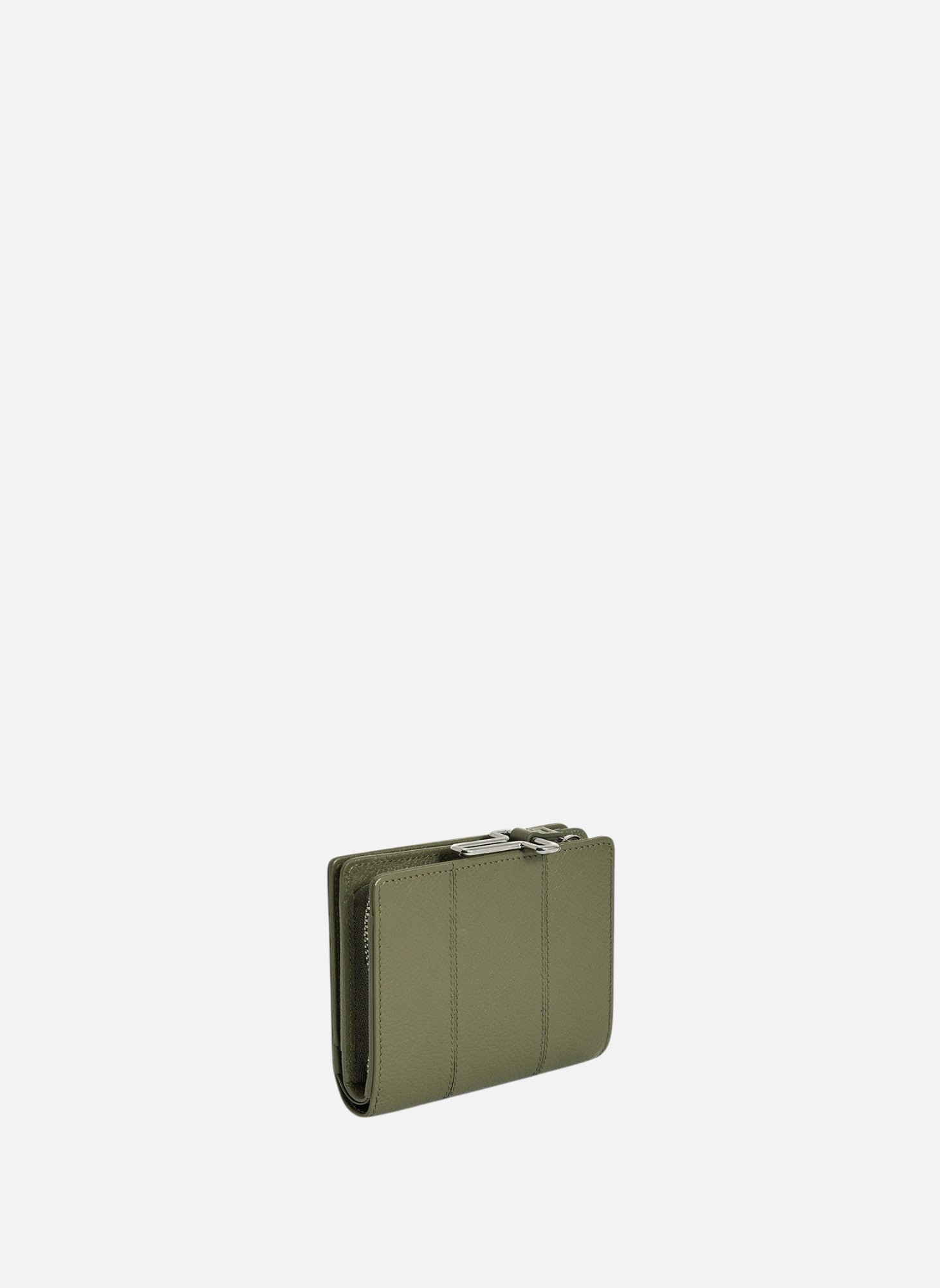 Petit portefeuille juliette en cuir grainé LE TANNEUR Vert