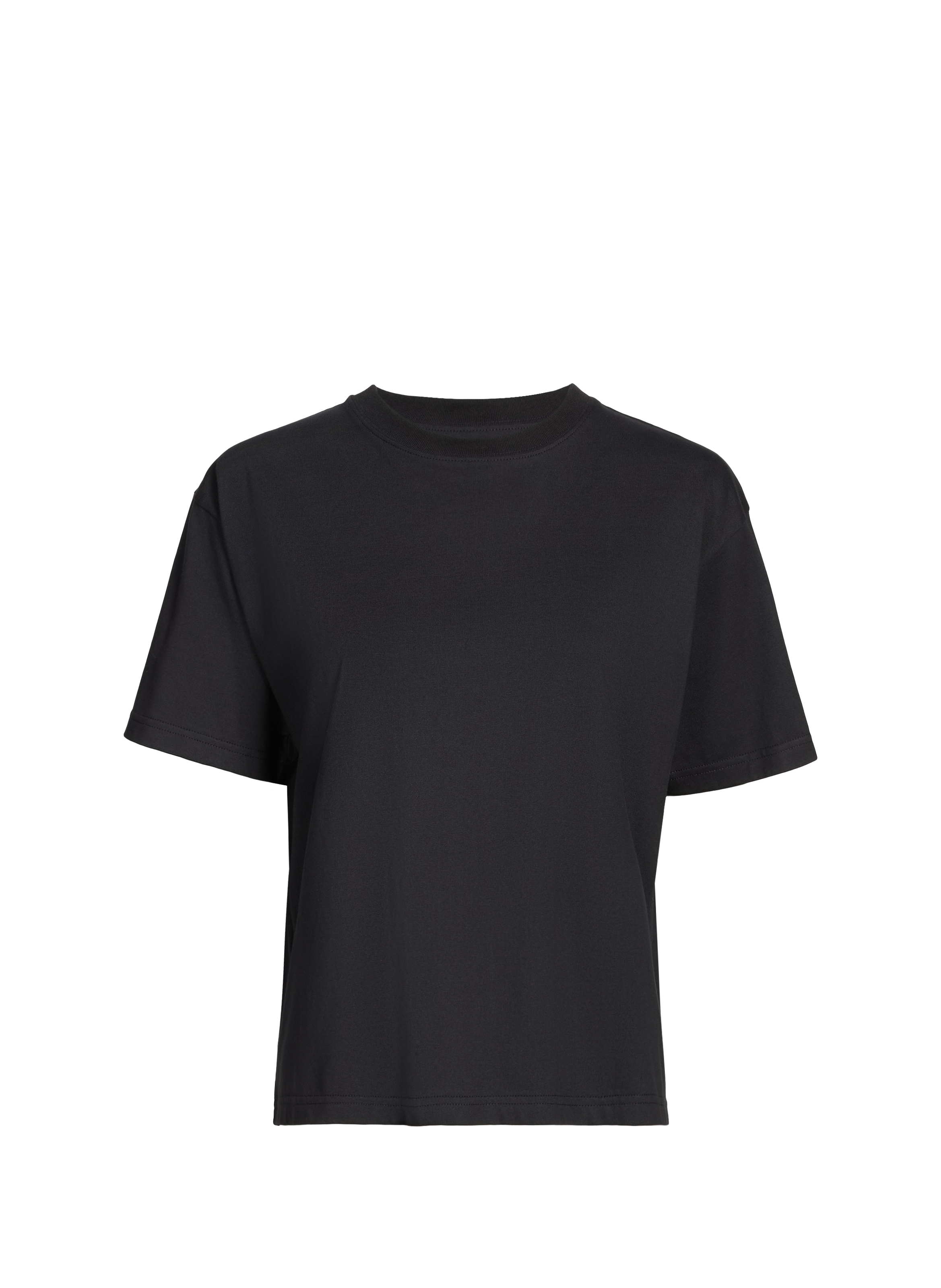 T-shirt en coton SAISON 1865 Noir