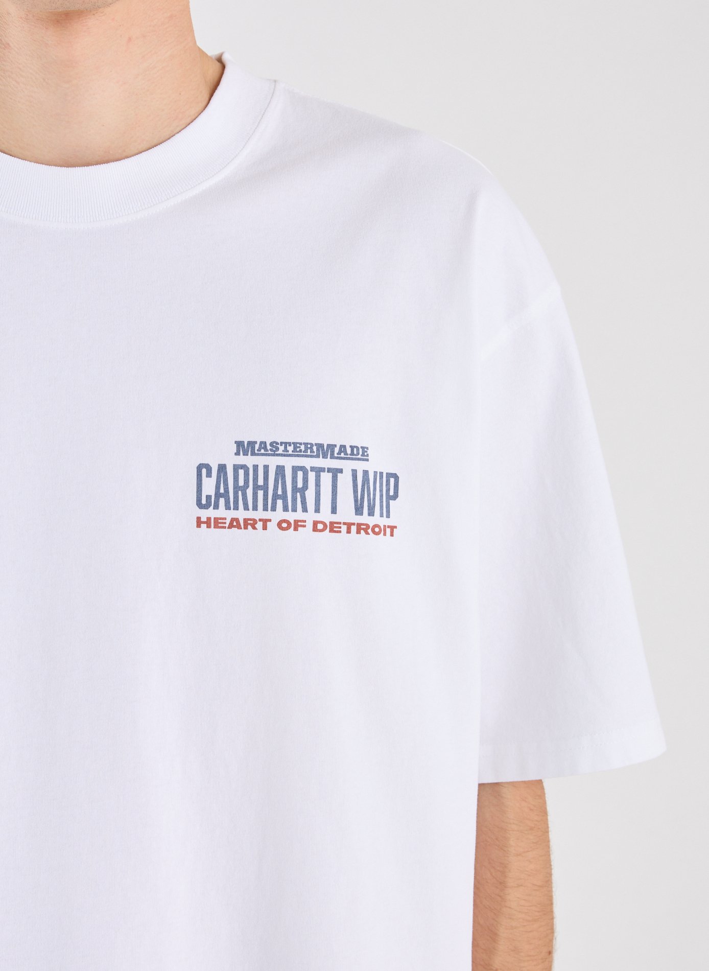 Oversized printed cotton T-shirt CARHARTT WIP White