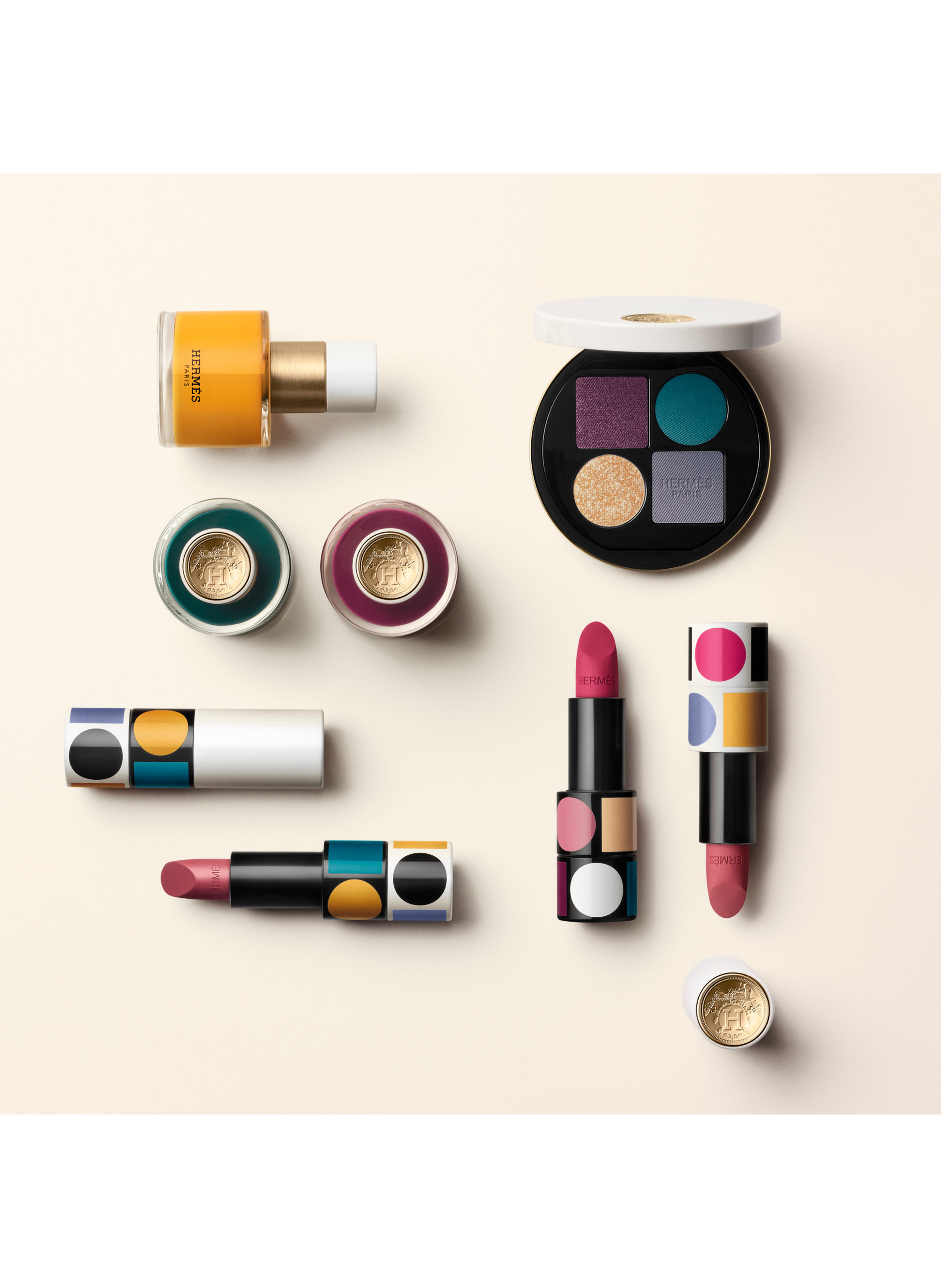 Shadows of Hermès, quad eyeshadow palette - Limited edition HERMÈS No color