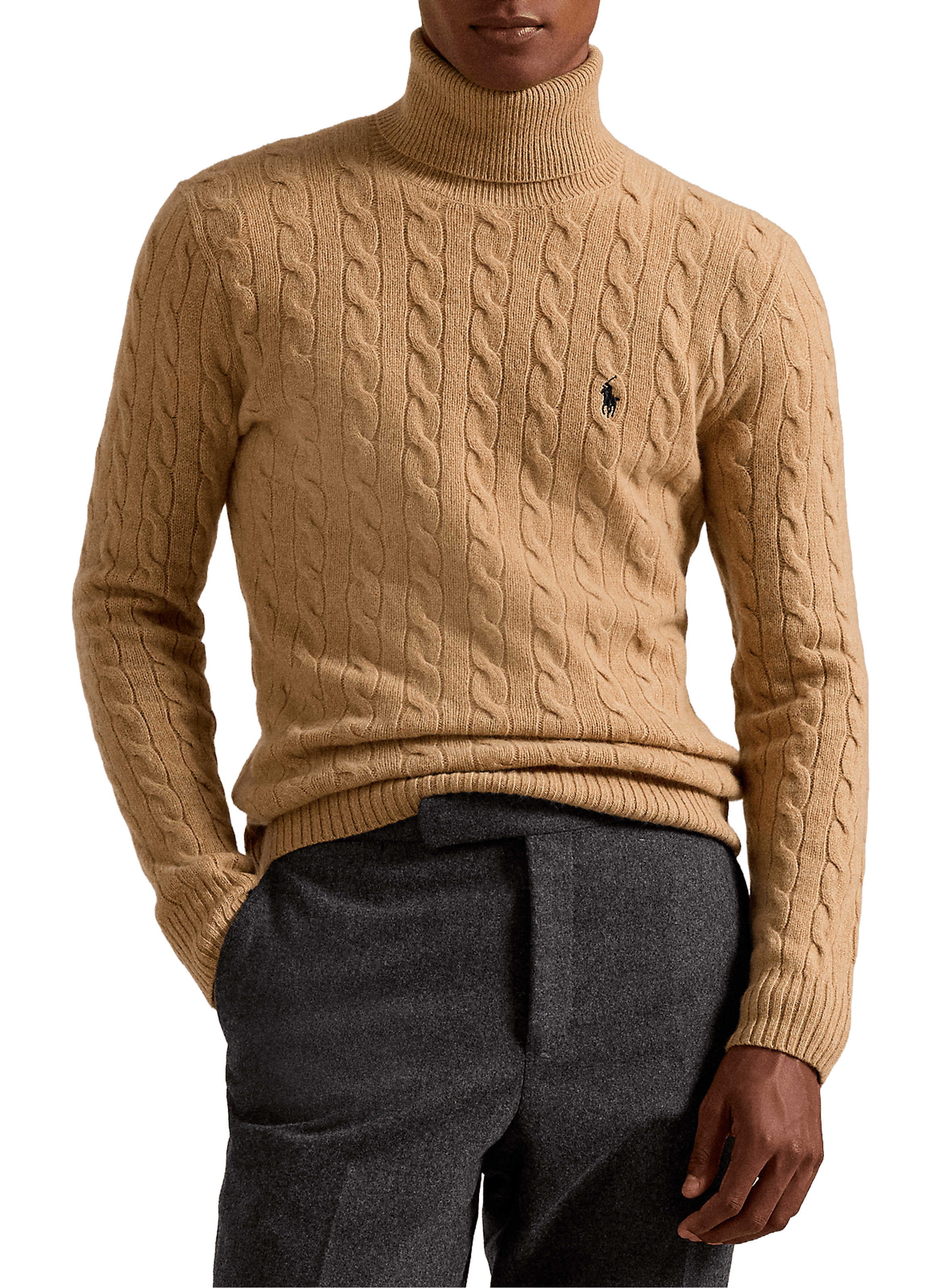 POLO RALPH LAUREN Wool and cashmere Jumper Beige