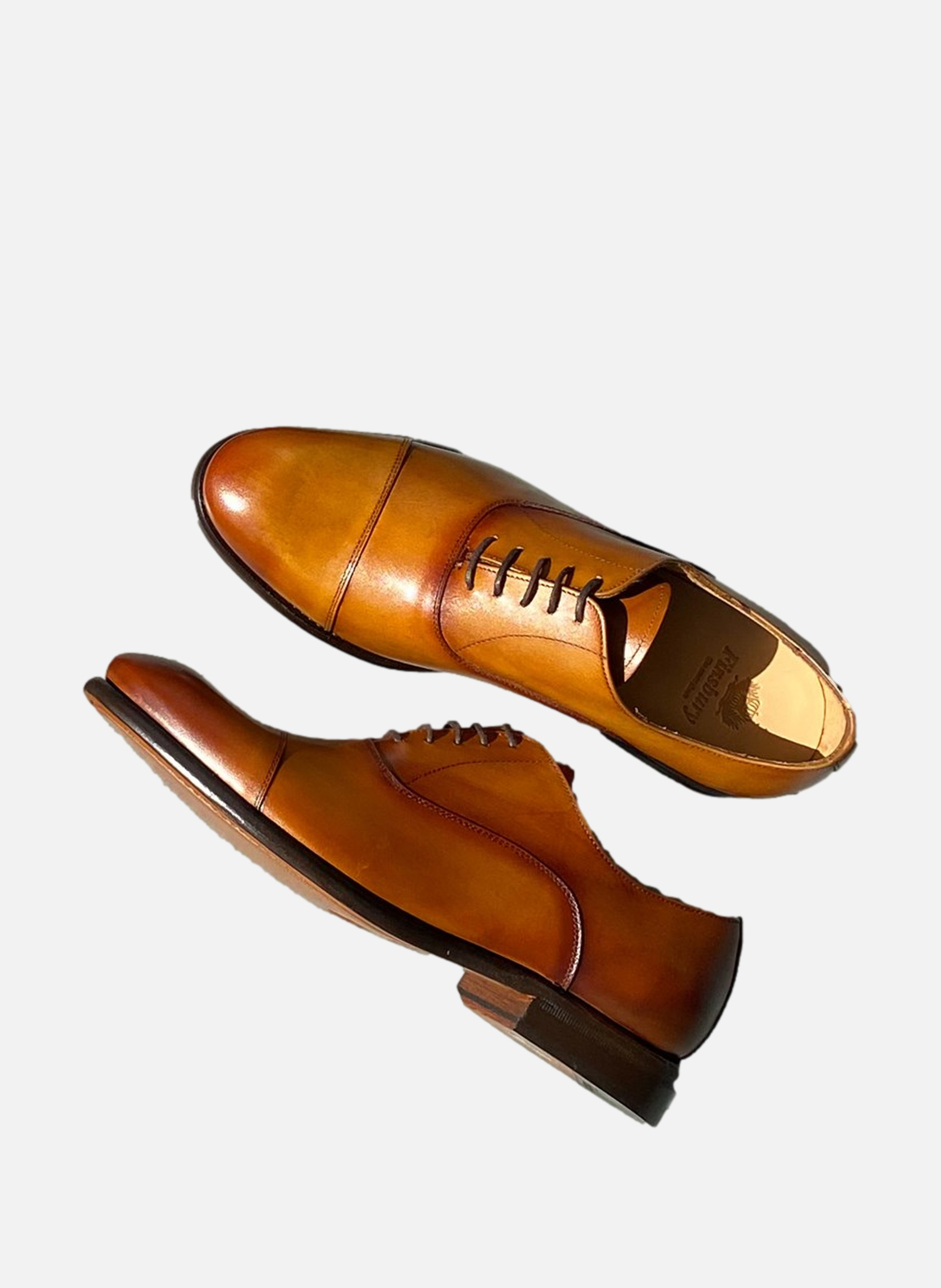 Richelieu cuir oxford FINSBURY Marron