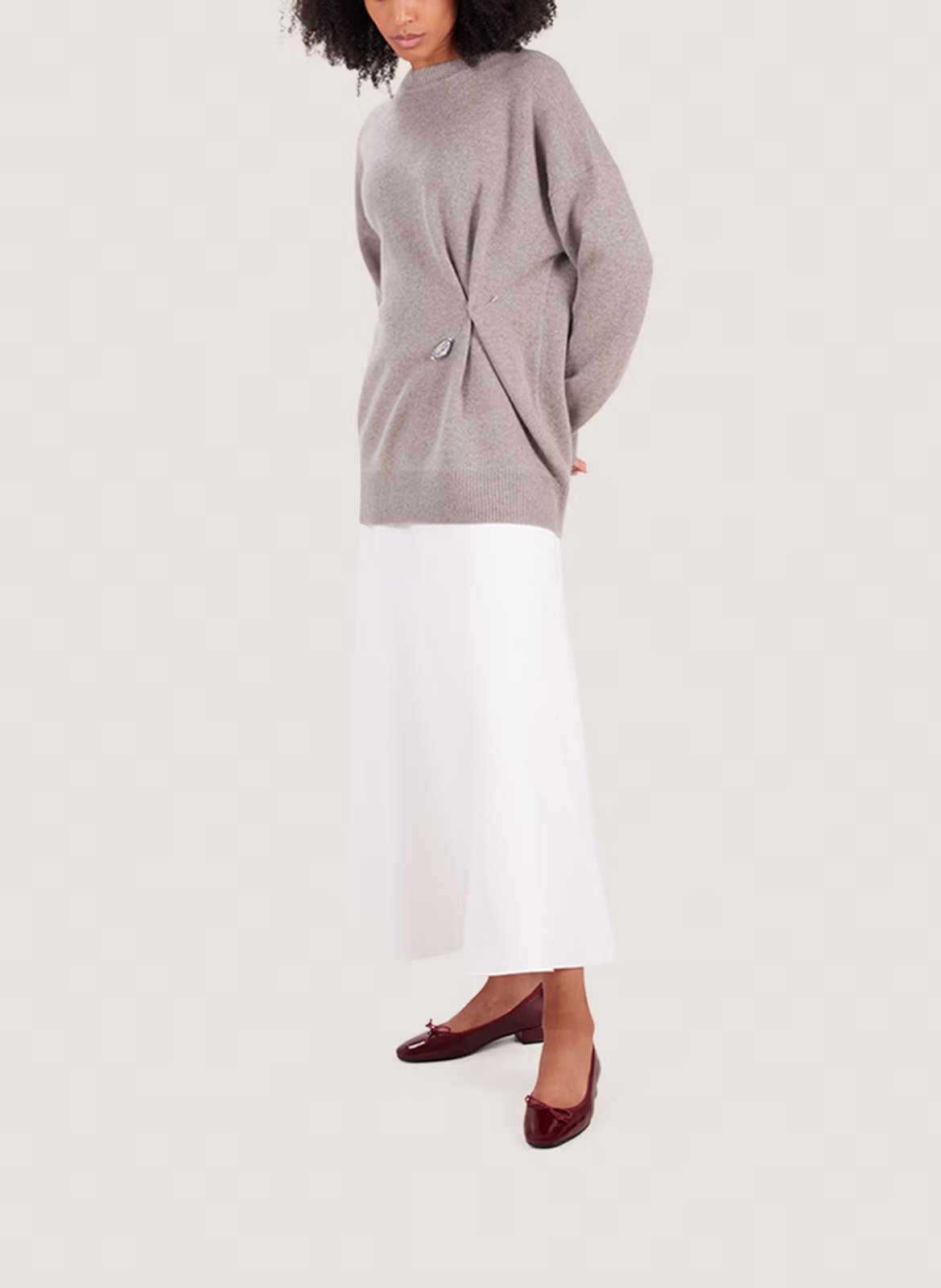 Ballerines en cuir vernis dadou JONAK Rouge