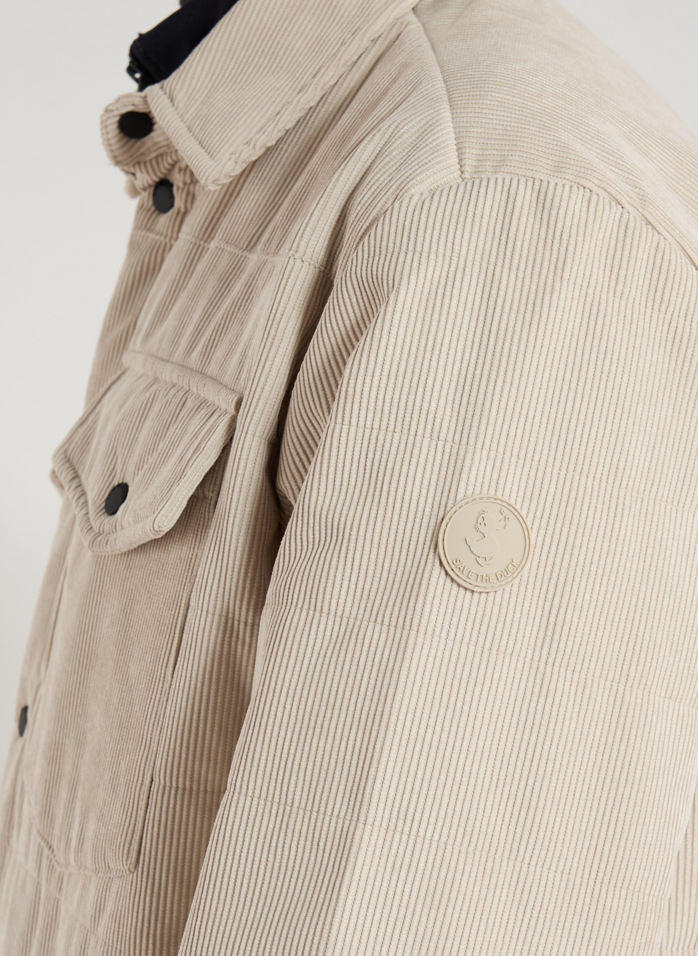 Veste droite col classique SAVE THE DUCK Beige