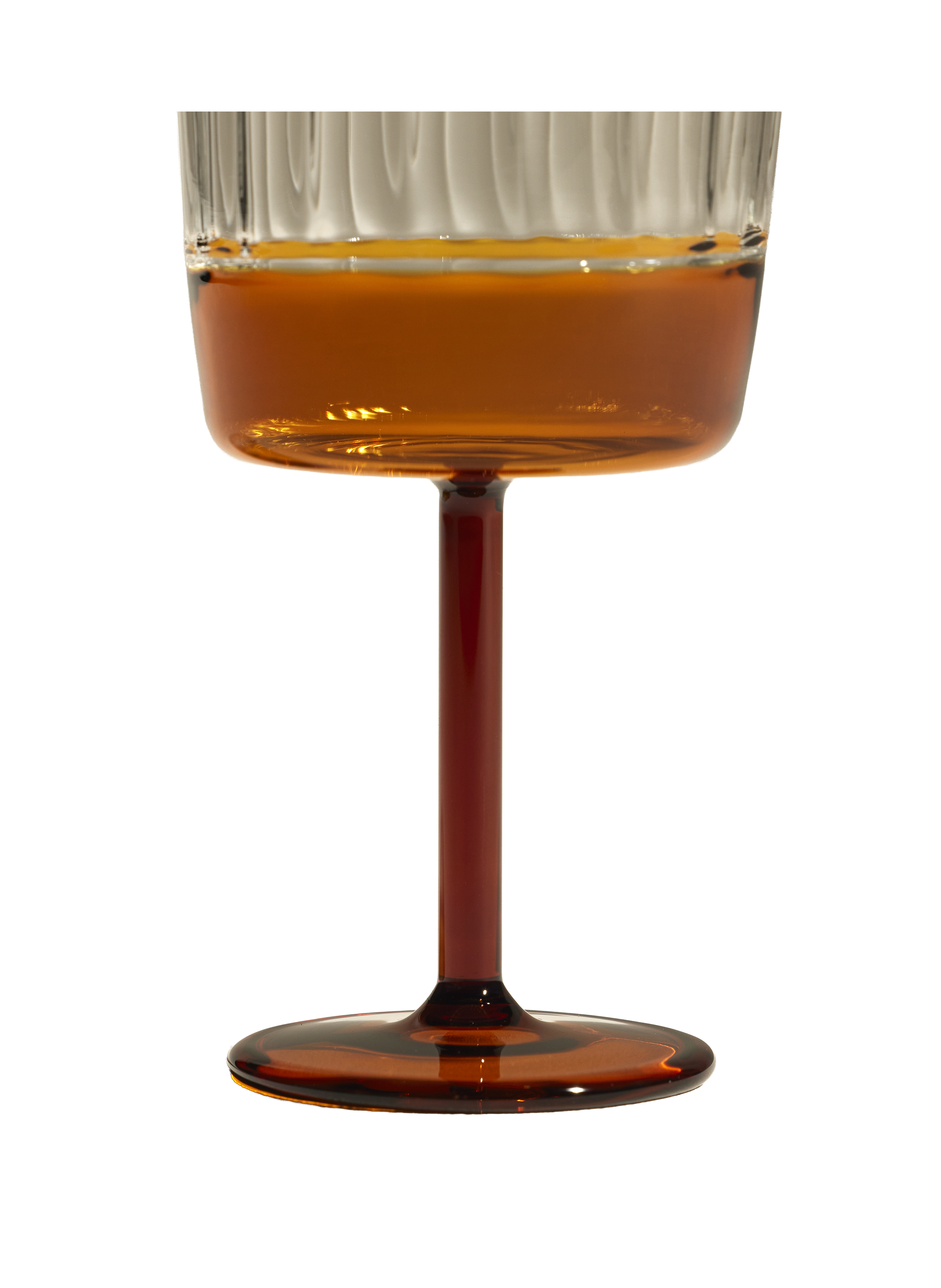 Verre à eau eclat MAISON SARAH LAVOINE Orange