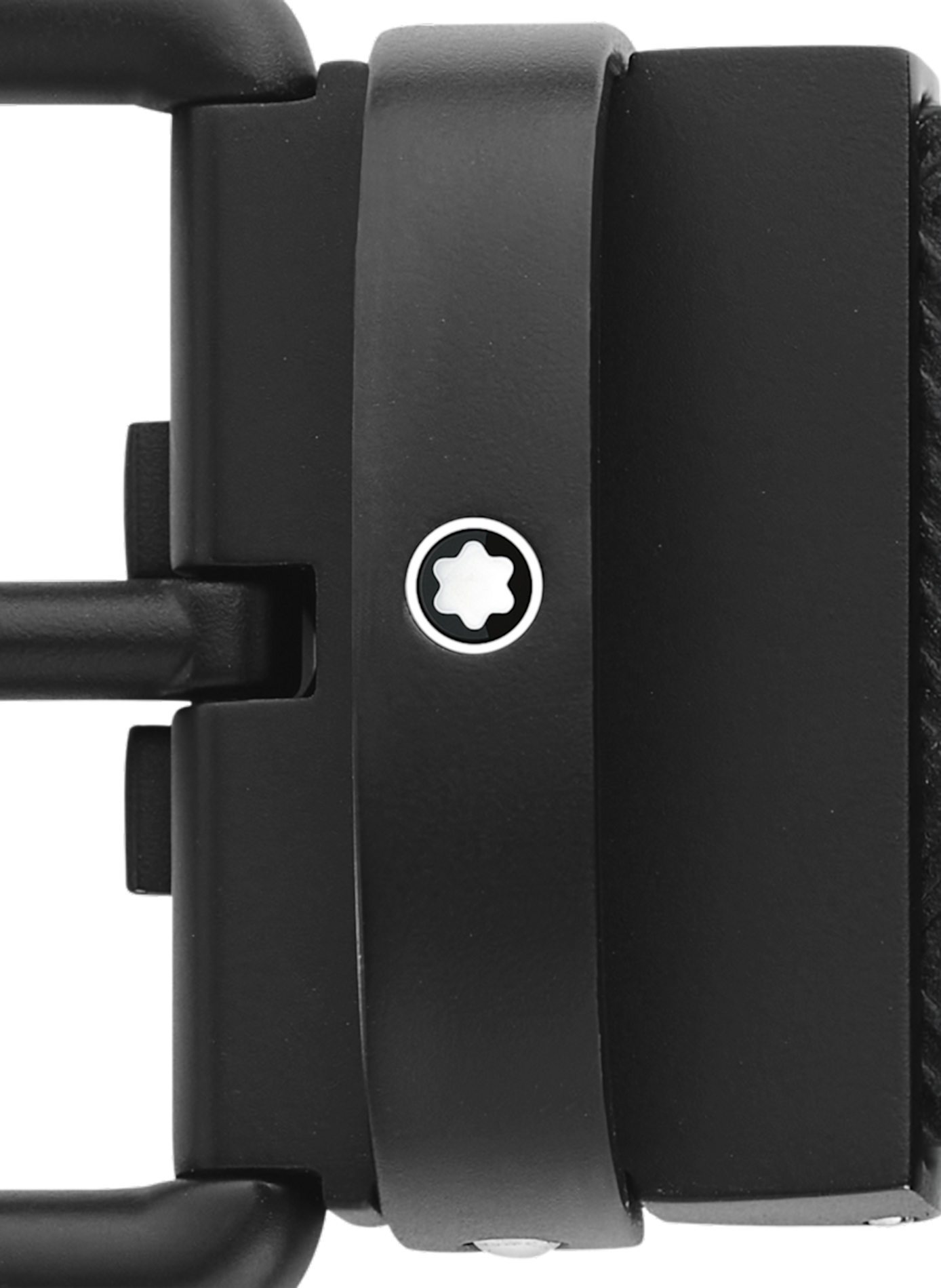 Smooth leather belt MONTBLANC Black