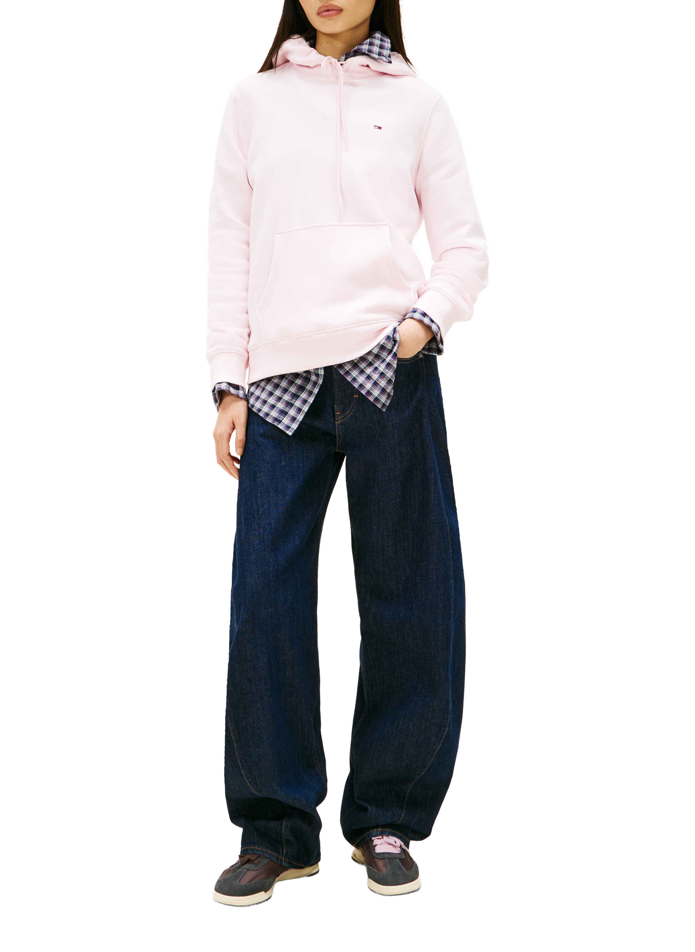 Cotton hoodie TOMMY HILFIGER Pink