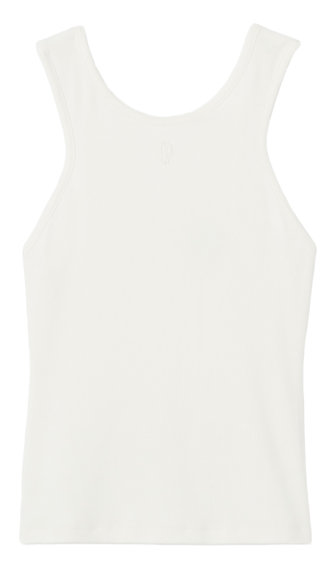 Débardeur col rond en coton mélangé CLAUDIE PIERLOT Blanc