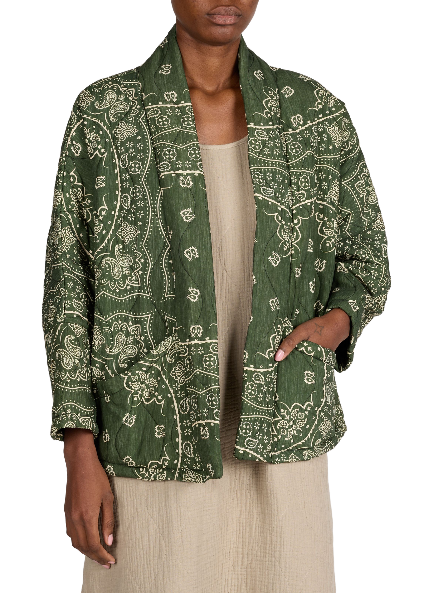 Light bandana jacket AOKYANOS Khaki