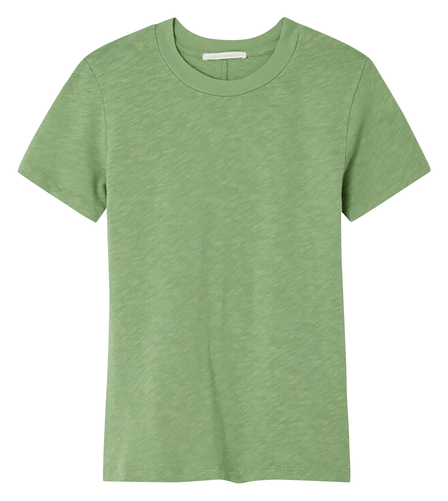 Tee-shirt col rond droit en coton sonoma AMERICAN VINTAGE Vert