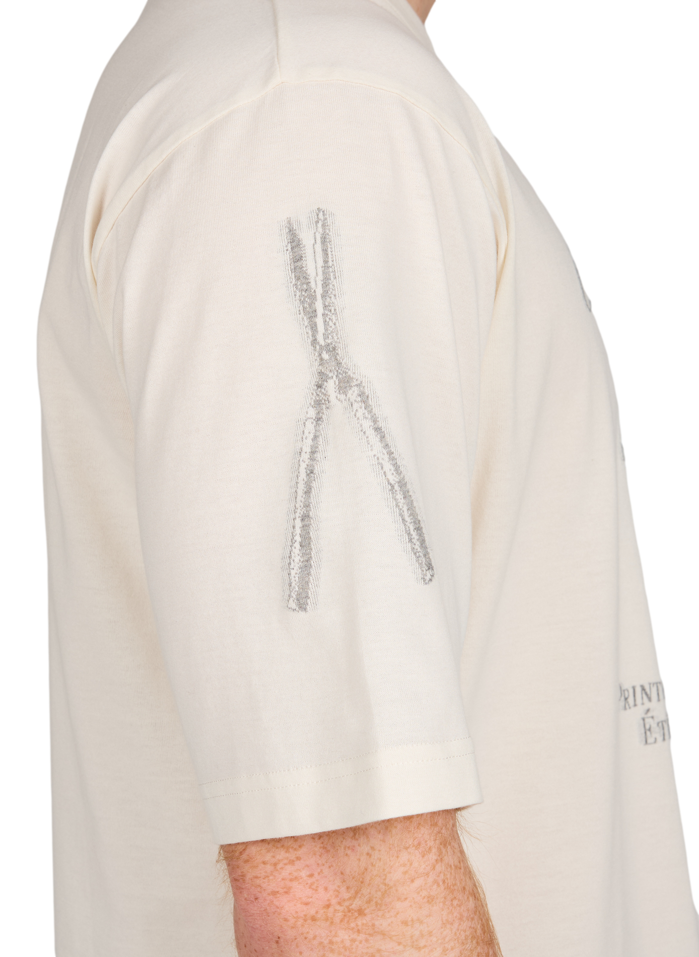 T-shirt à imprimé en coton JACQUEMUS Blanc