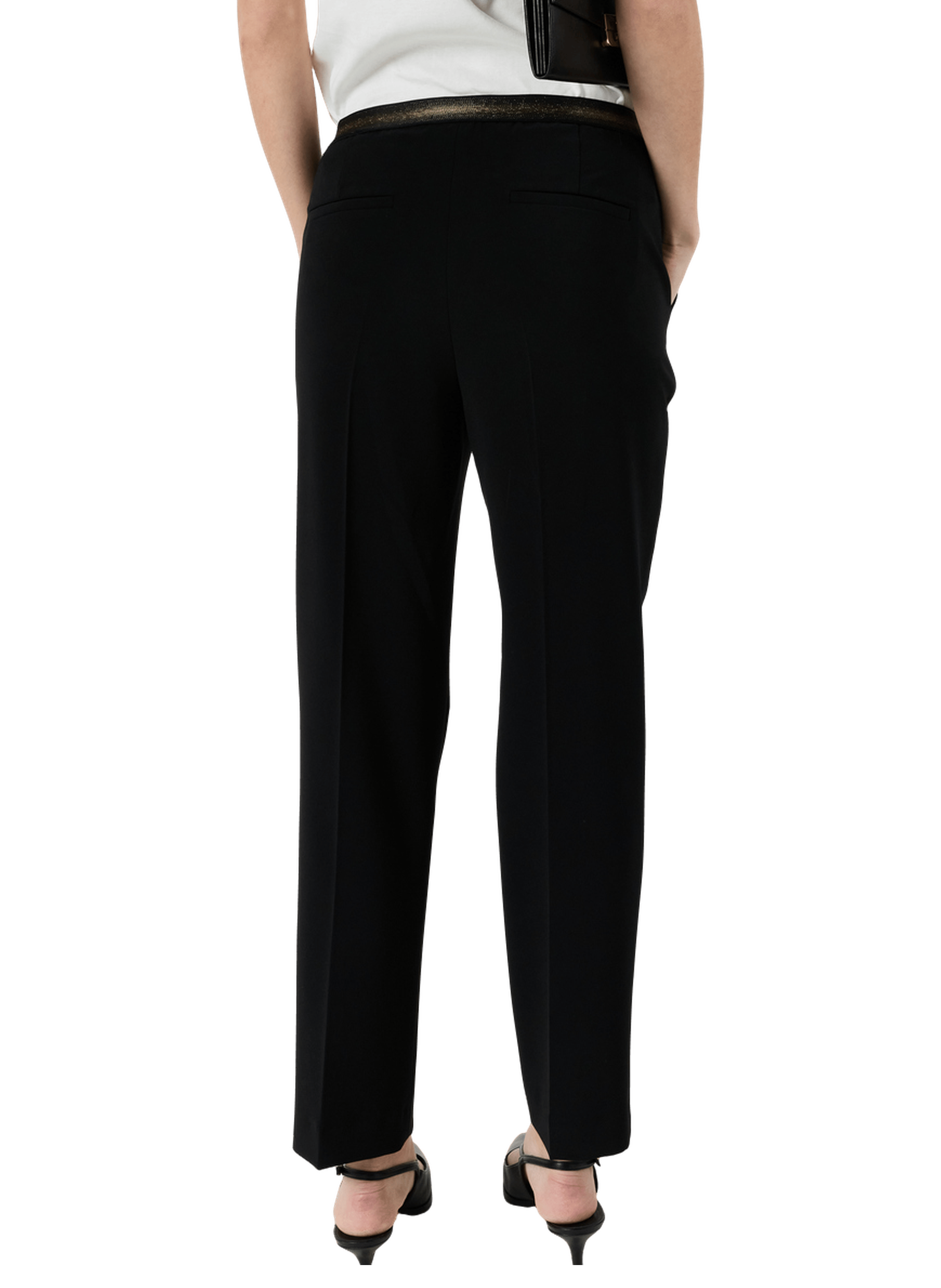 Pantalon de tailleur au dos élastiqué - alya GERARD DAREL Noir