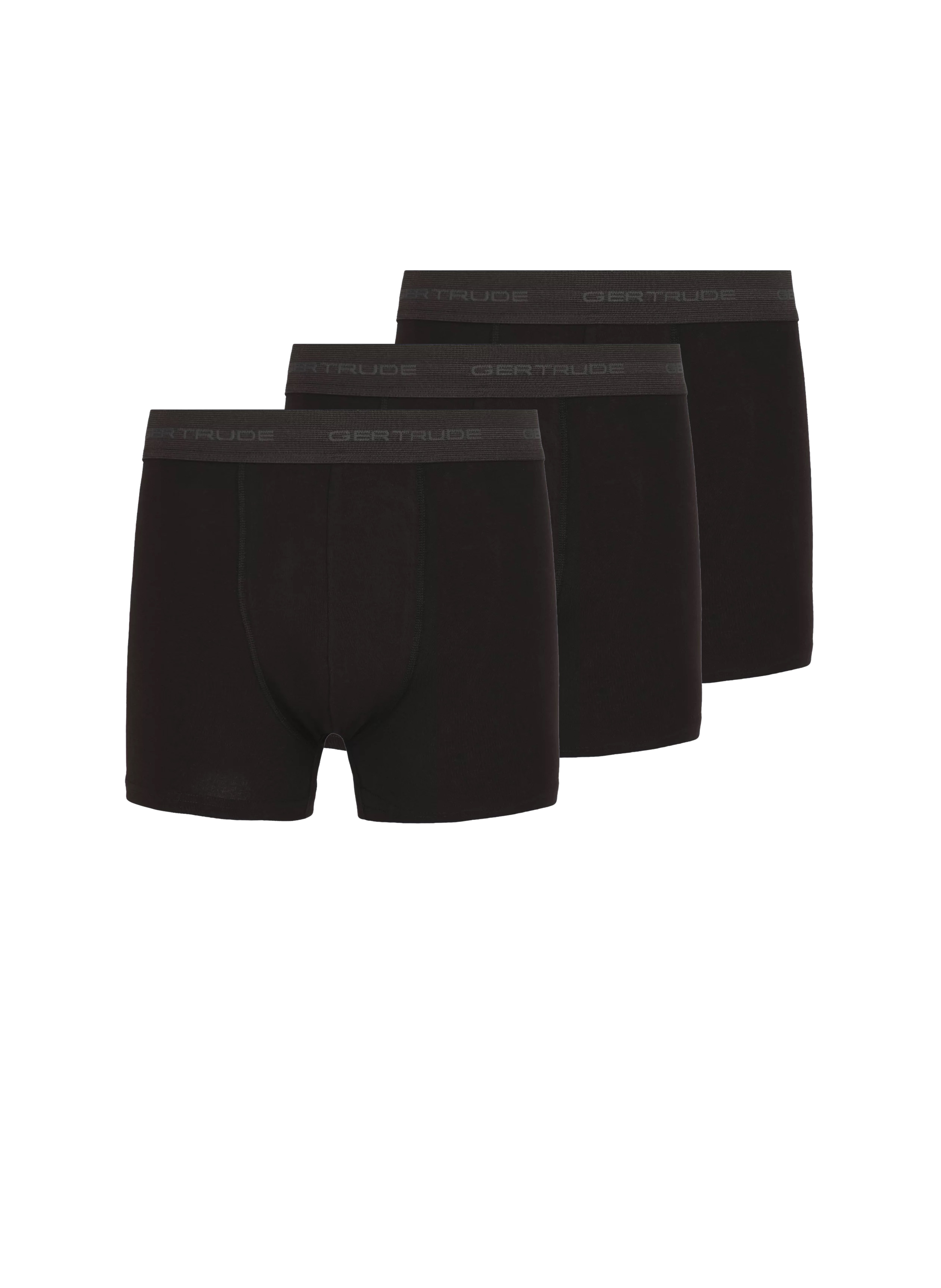 Lot de 3 boxers Jonas en coton mélangé GERTRUDE ET GASTON Noir