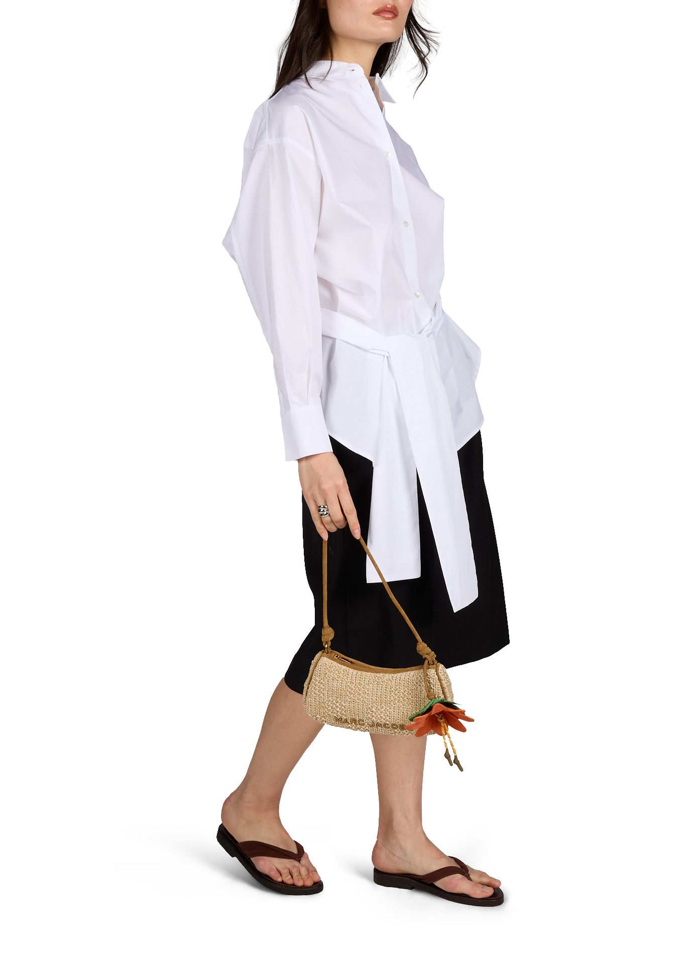 Summer Woven Charm Handbag MARC JACOBS Beige