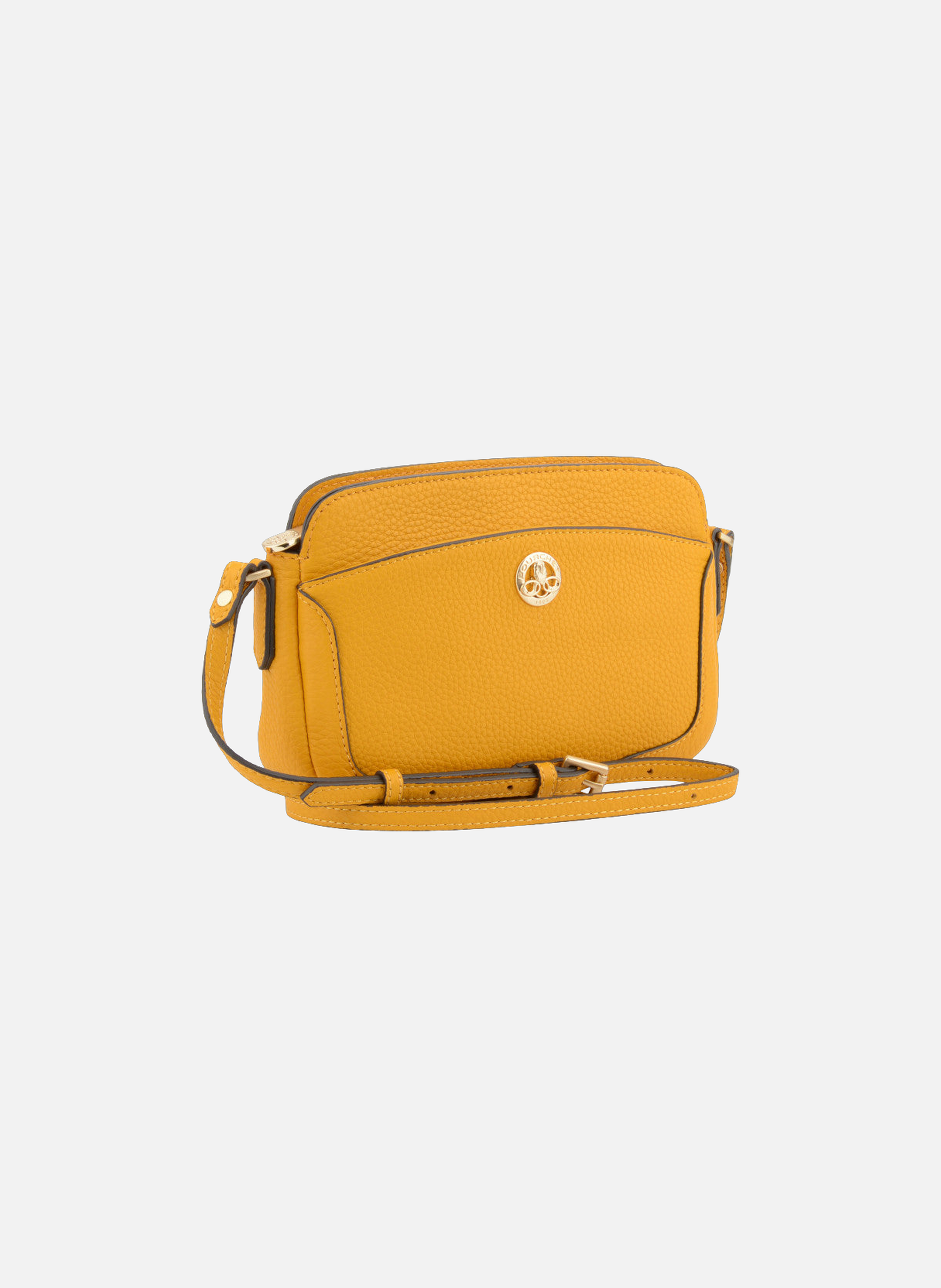 Image | sac cabas en cuir de vachette POURCHET Jaune