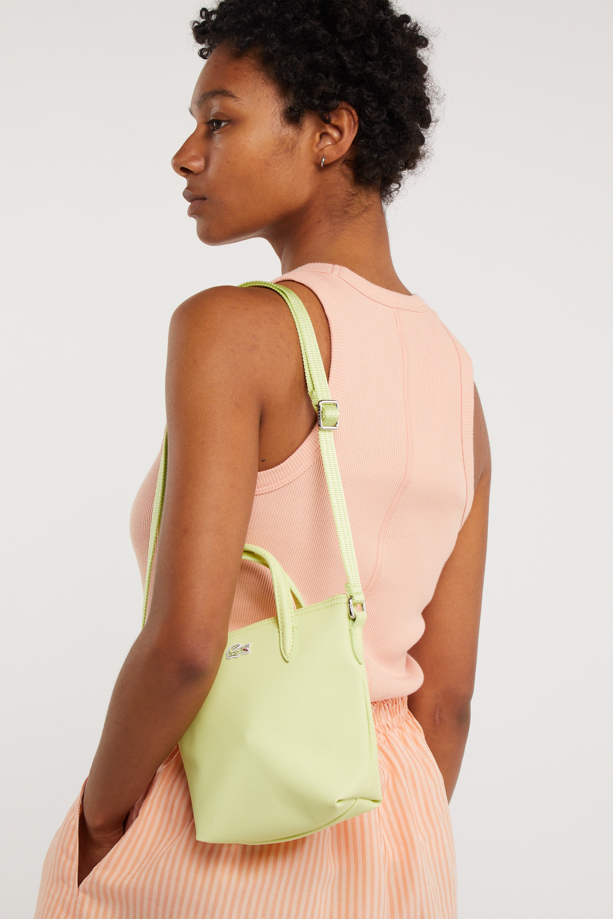 Sac bandoulière xs shopping cross bag | Vert LACOSTE Femme
