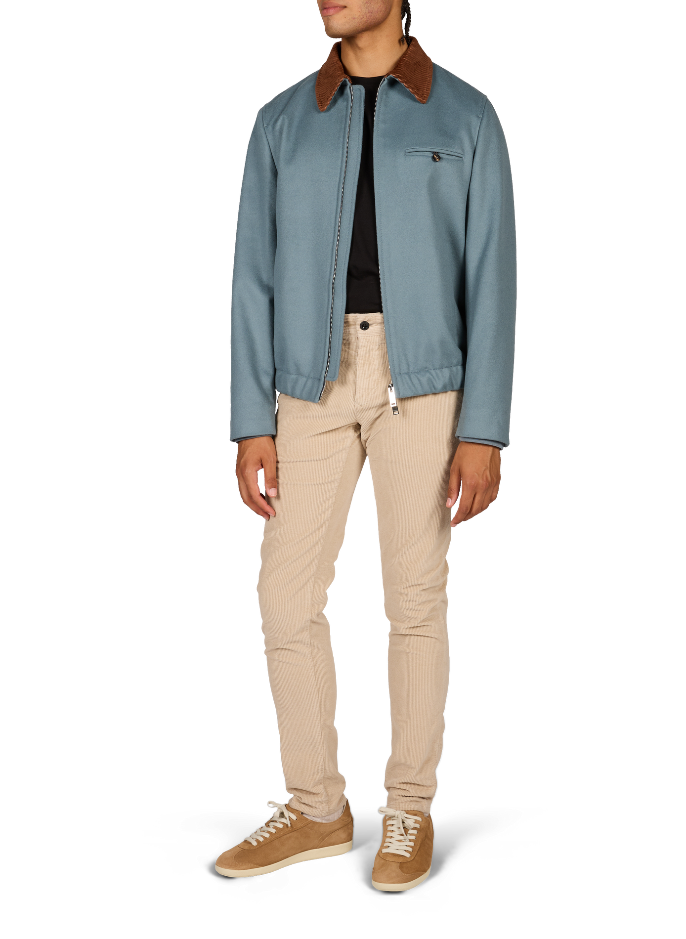 Wide-leg Corduroy Jeans SLOWEAR Beige