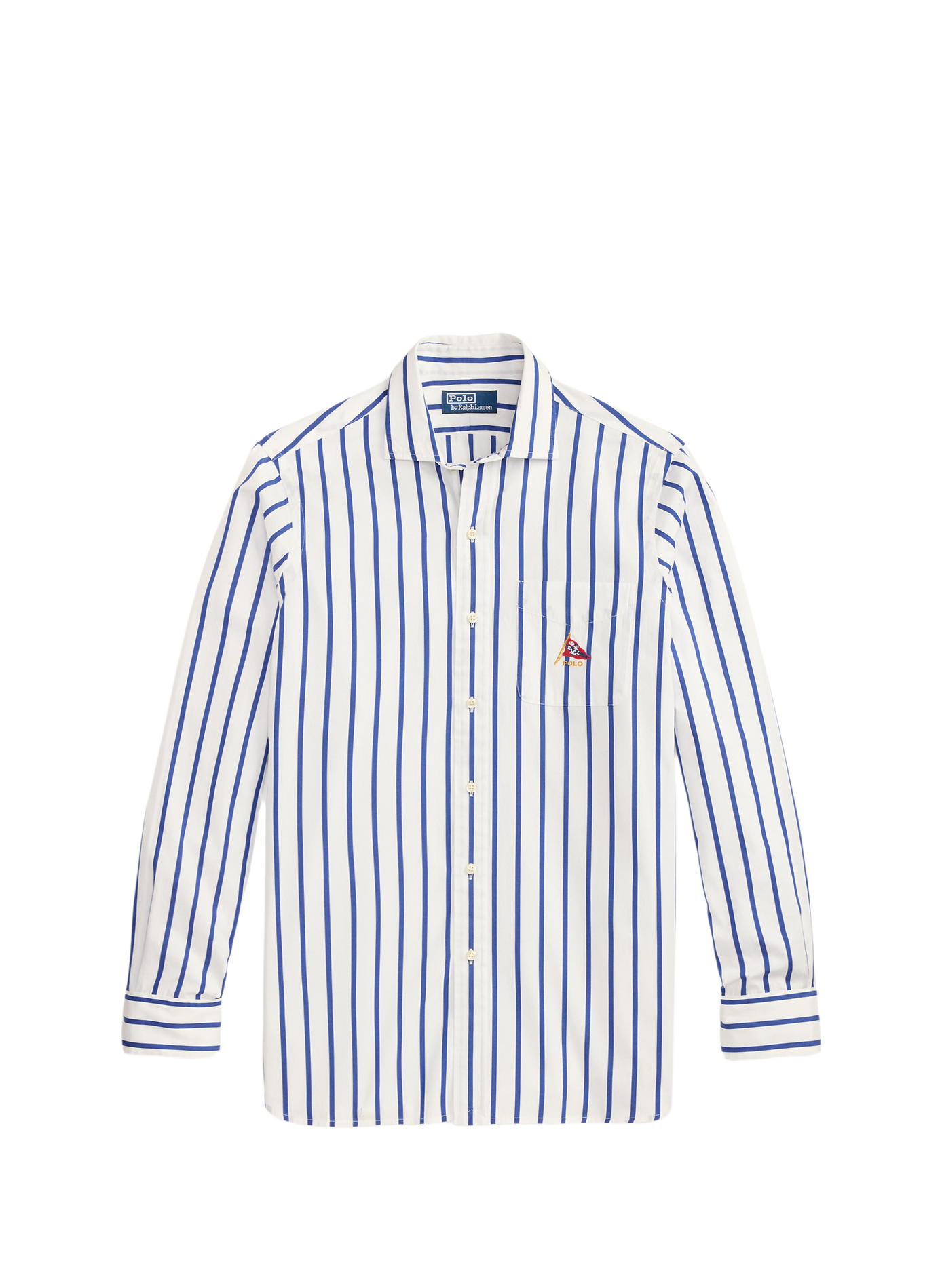 Straight striped cotton shirt POLO RALPH LAUREN White