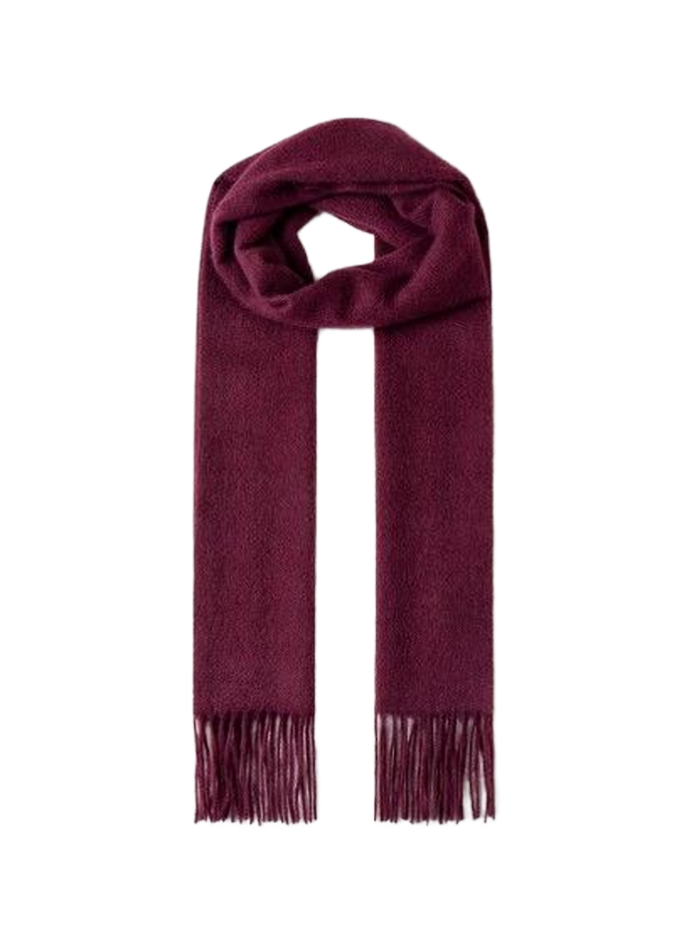 Echarpe à franges en cachemire HACKETT Rouge