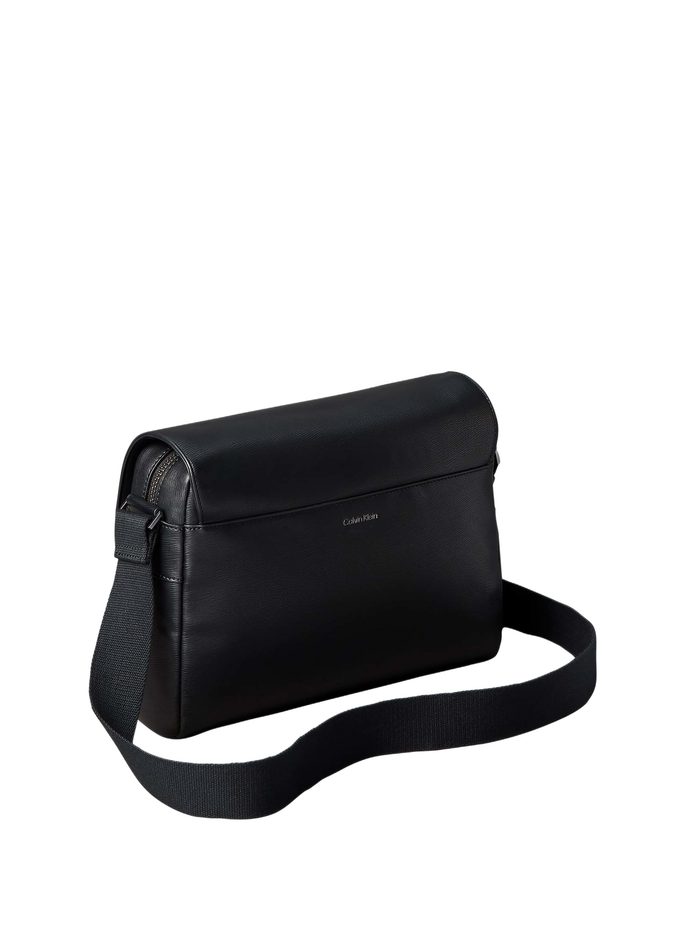 Umhängetasche Emblem Klappe Messenger CALVIN KLEIN Schwarz