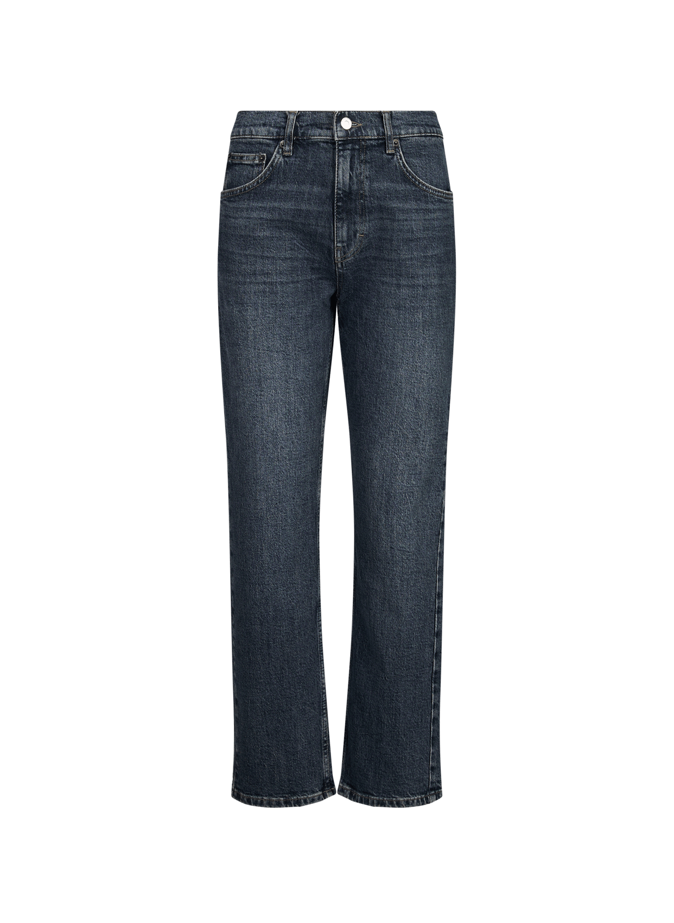 Straight leg Tskarla jeans in blended cotton TOPSHOP Blue